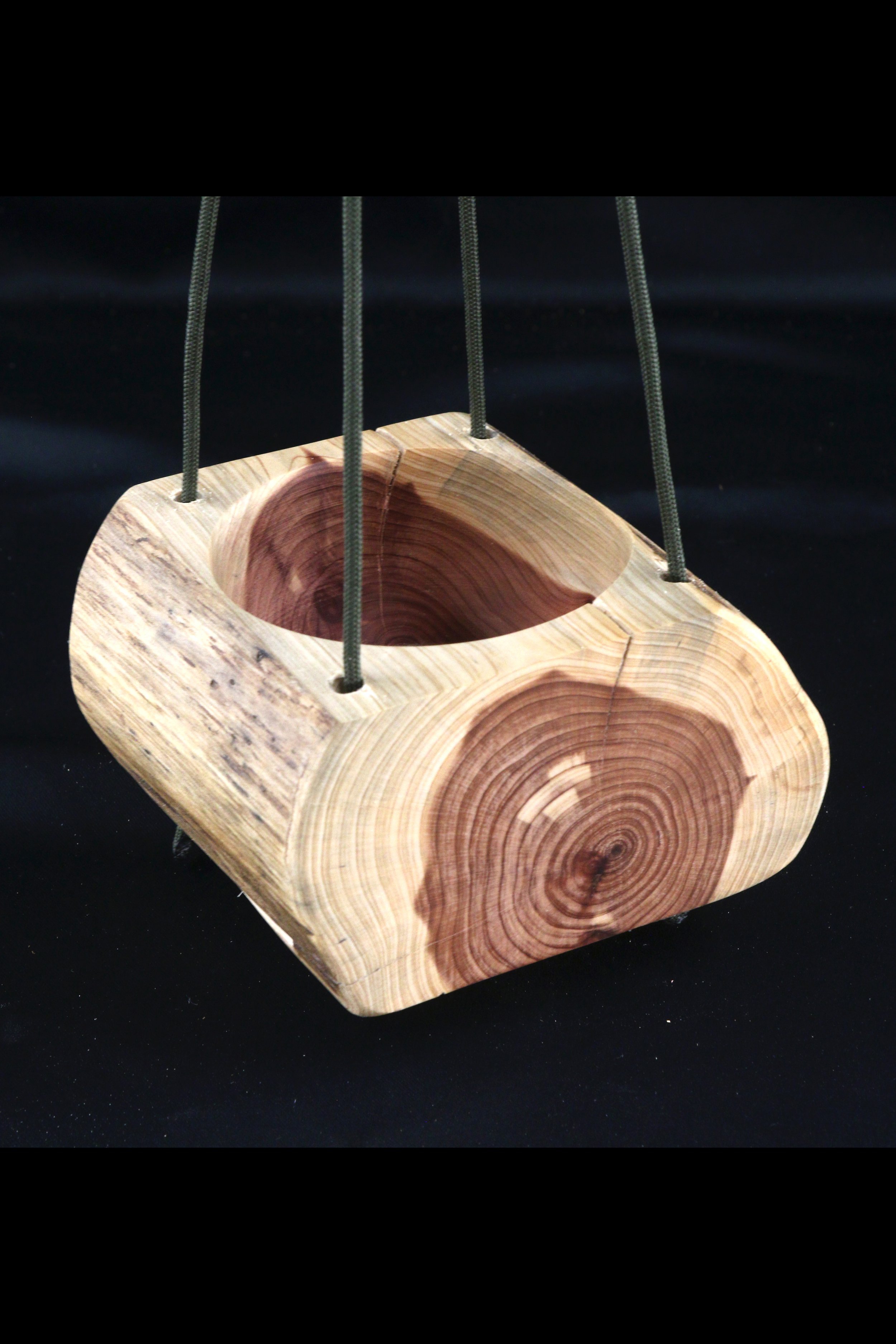 Hanging Eastern Red Cedar Bowl (3)