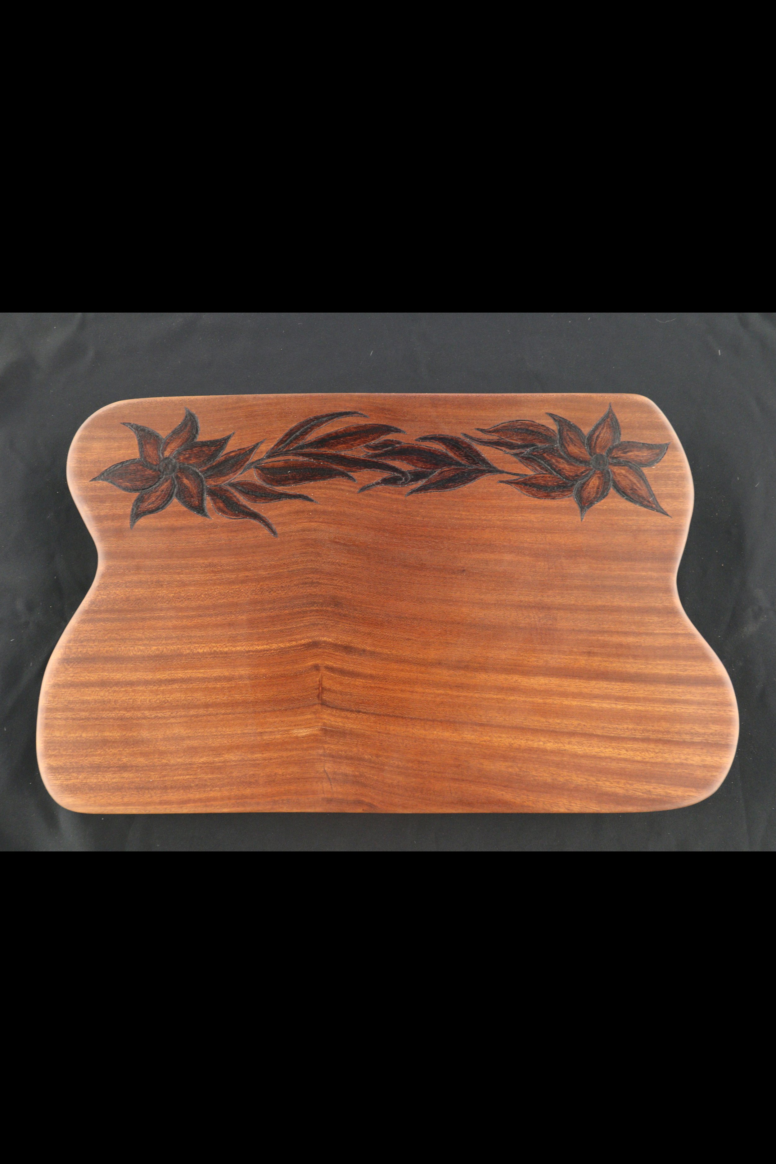 Mahogany Woodburned Charcuterie Board