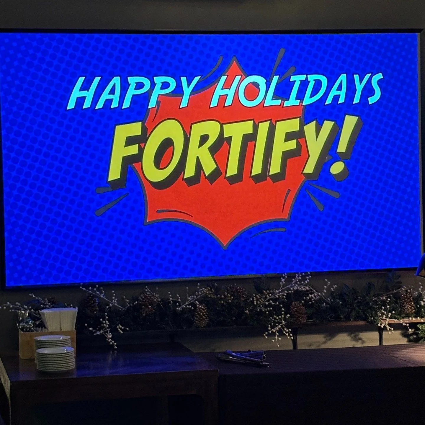 What an amazing night at our Fortify Holiday Party! 🎉 

Last Saturday, Team Fortify gathered at North Swing Golf Lounge in Barrie for a night of games, laughter and celebration to commemorate the holiday season. Our 'superhero' themed party was insp