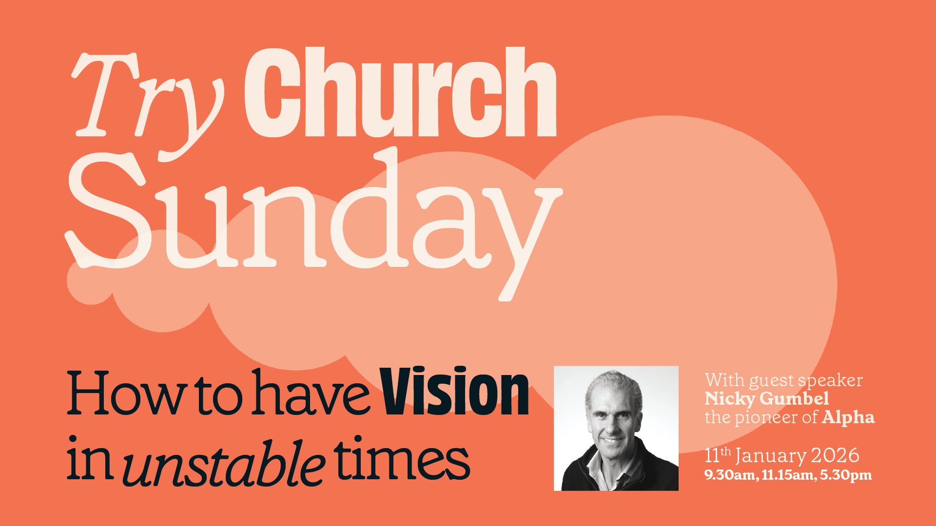 How to have vision in unstable times