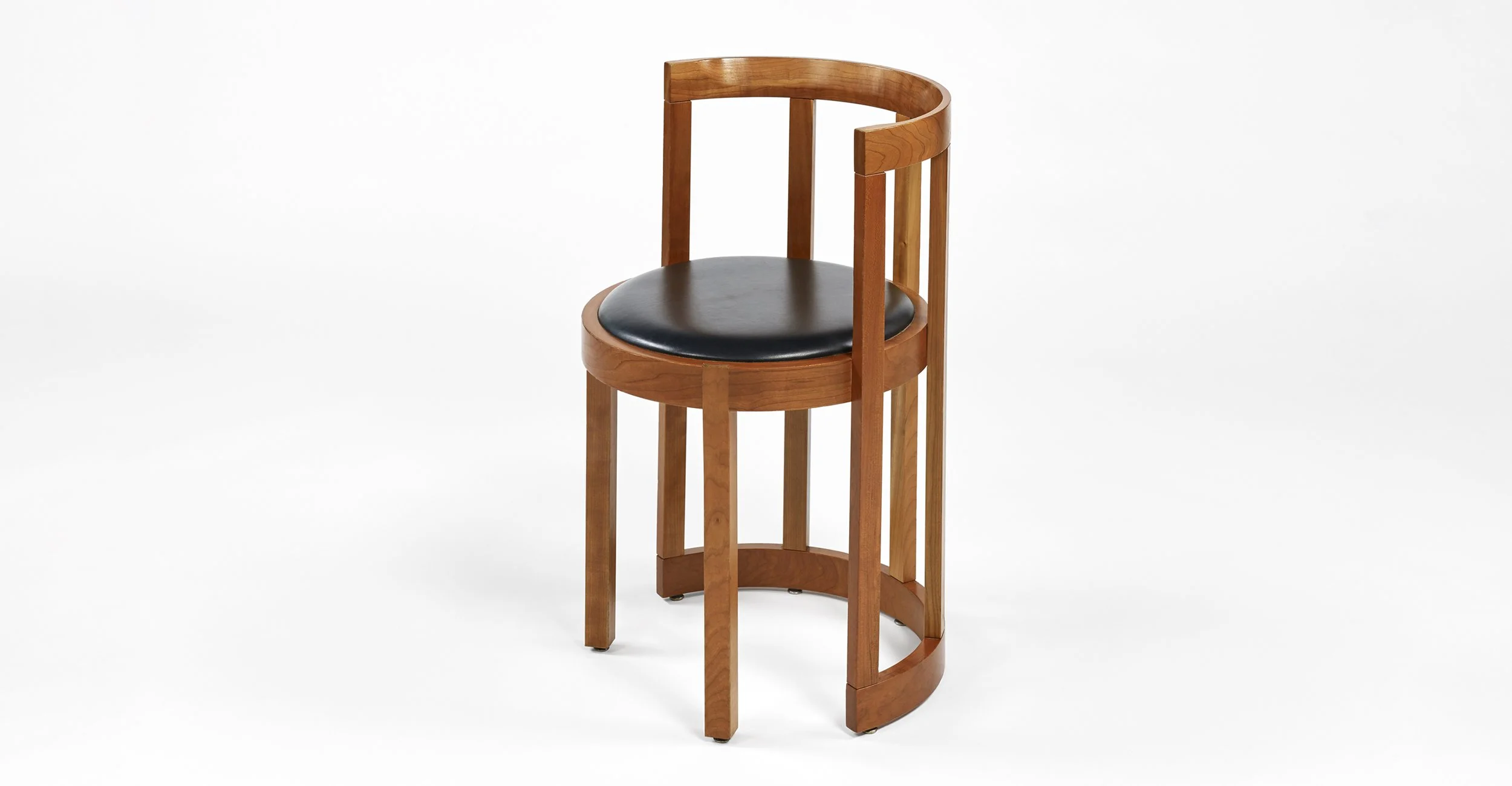 max dudler stuhl rund leder