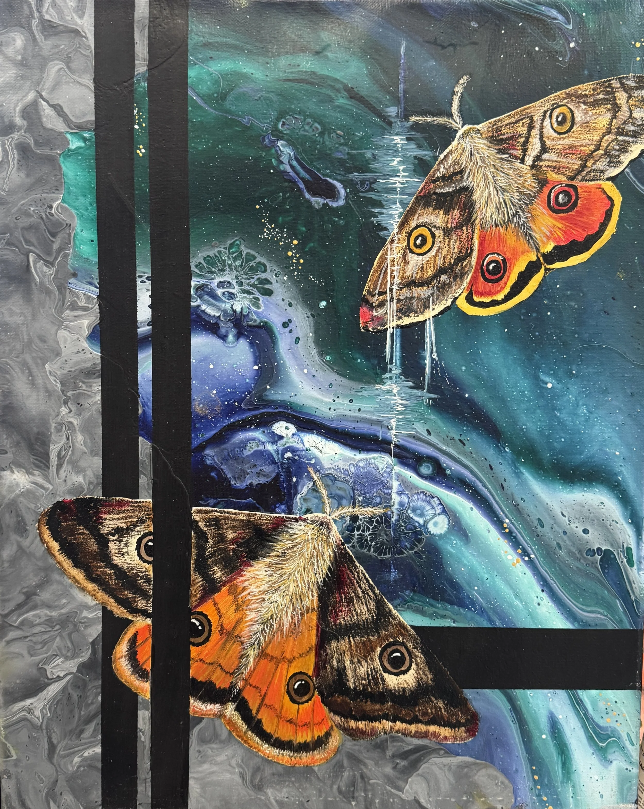 Saturnalia. oil on canvas. 2025 16x20"