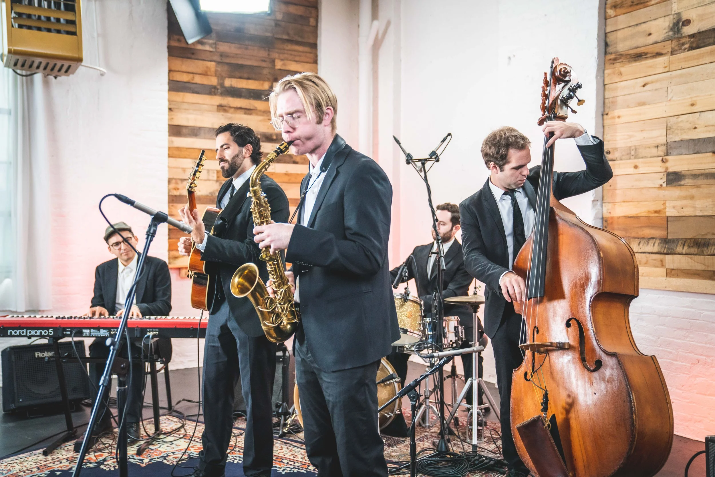 Anthony Fuscaldo Group performing at a wedding
