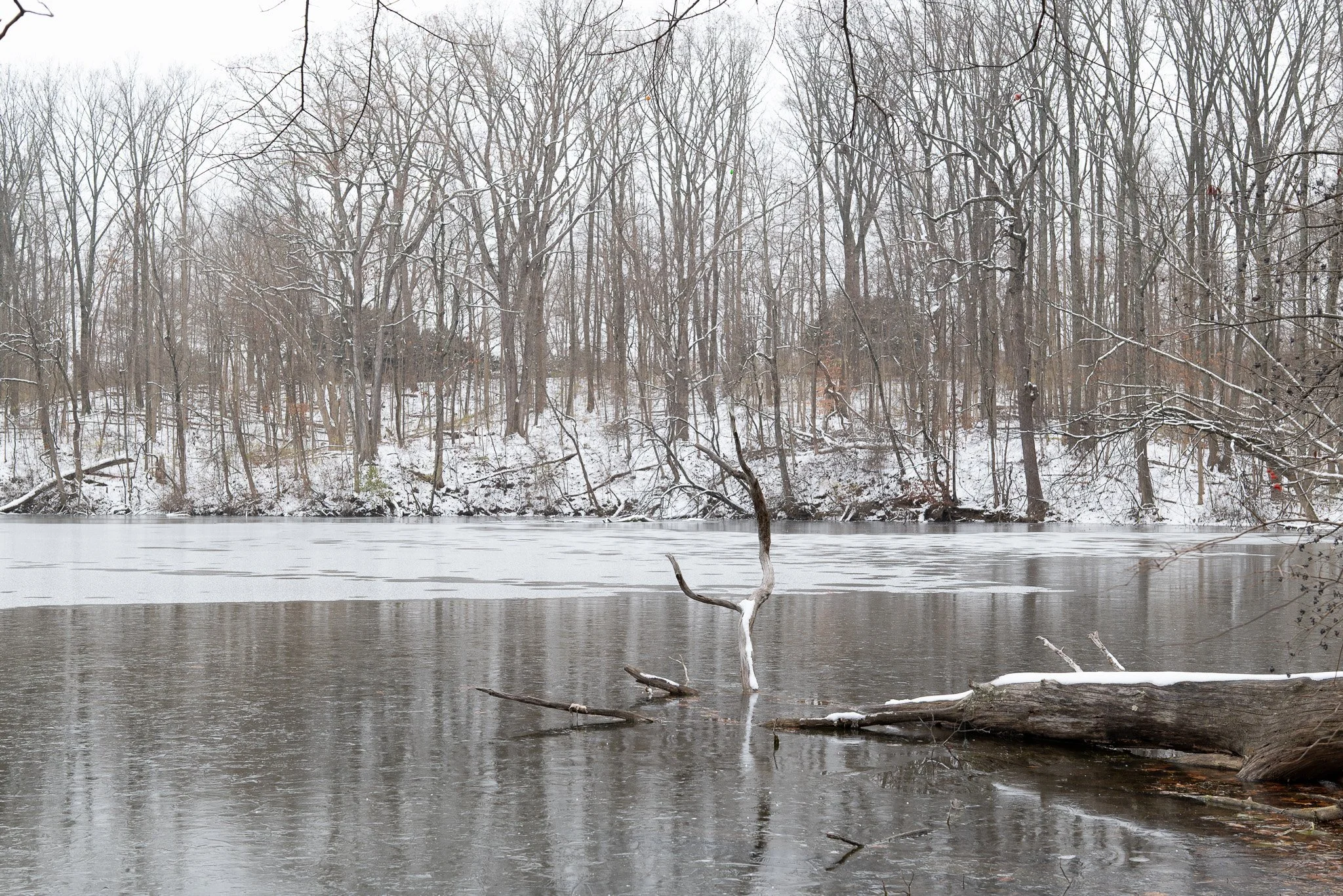 Frozen Snowy Lake - Taken with the Sigma 50mm f2 Contemporary i-Series