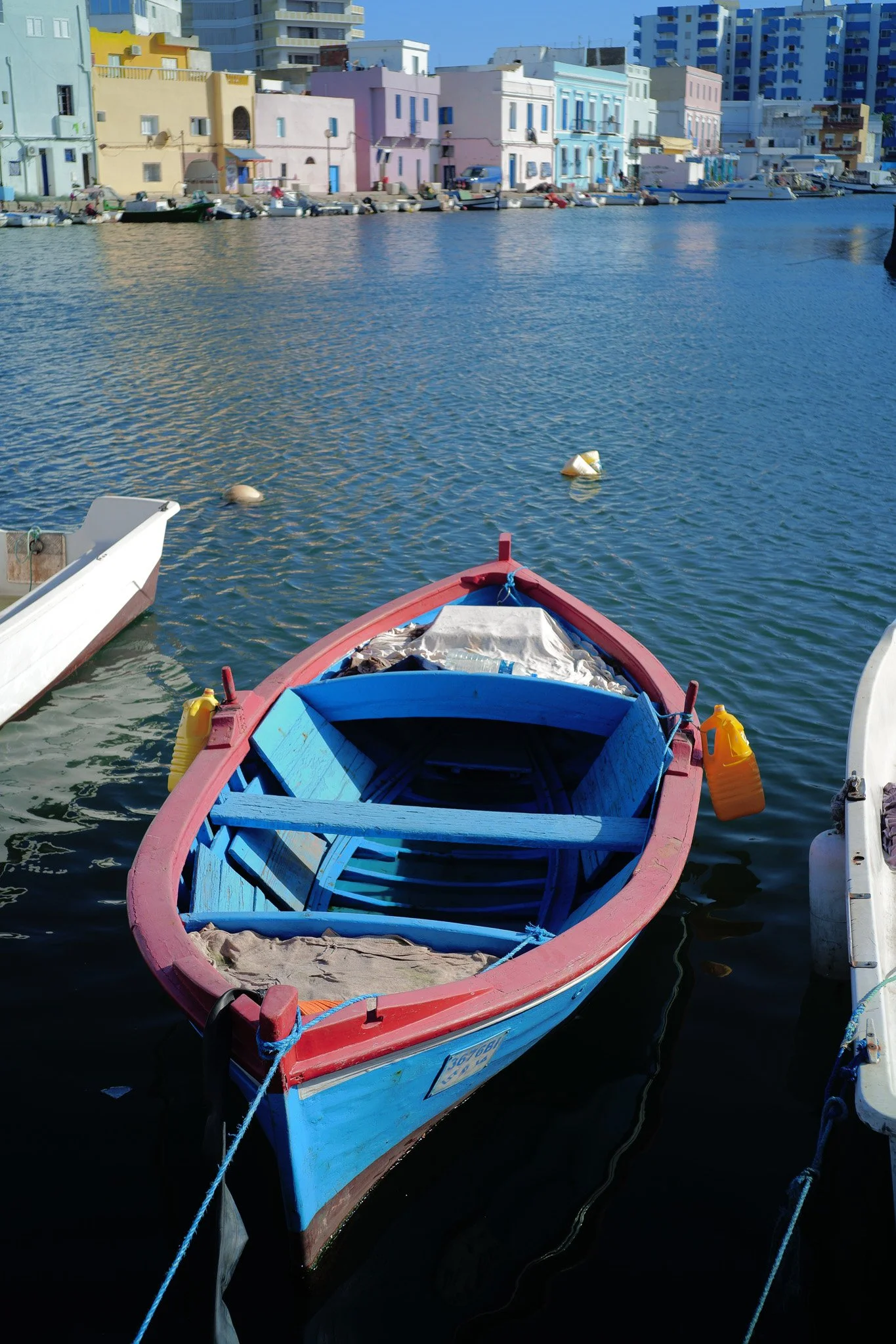 Small boat in the Old Port of Bizerte - Sigma Film Simulation - Vivid +2 for the Sigma FP and FPL