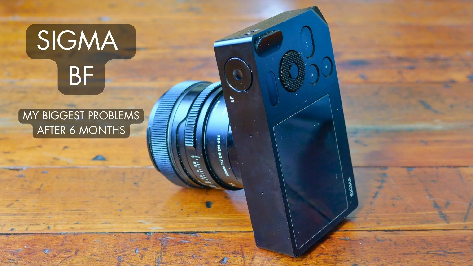 2 Problems with the Sigma BF after long term use