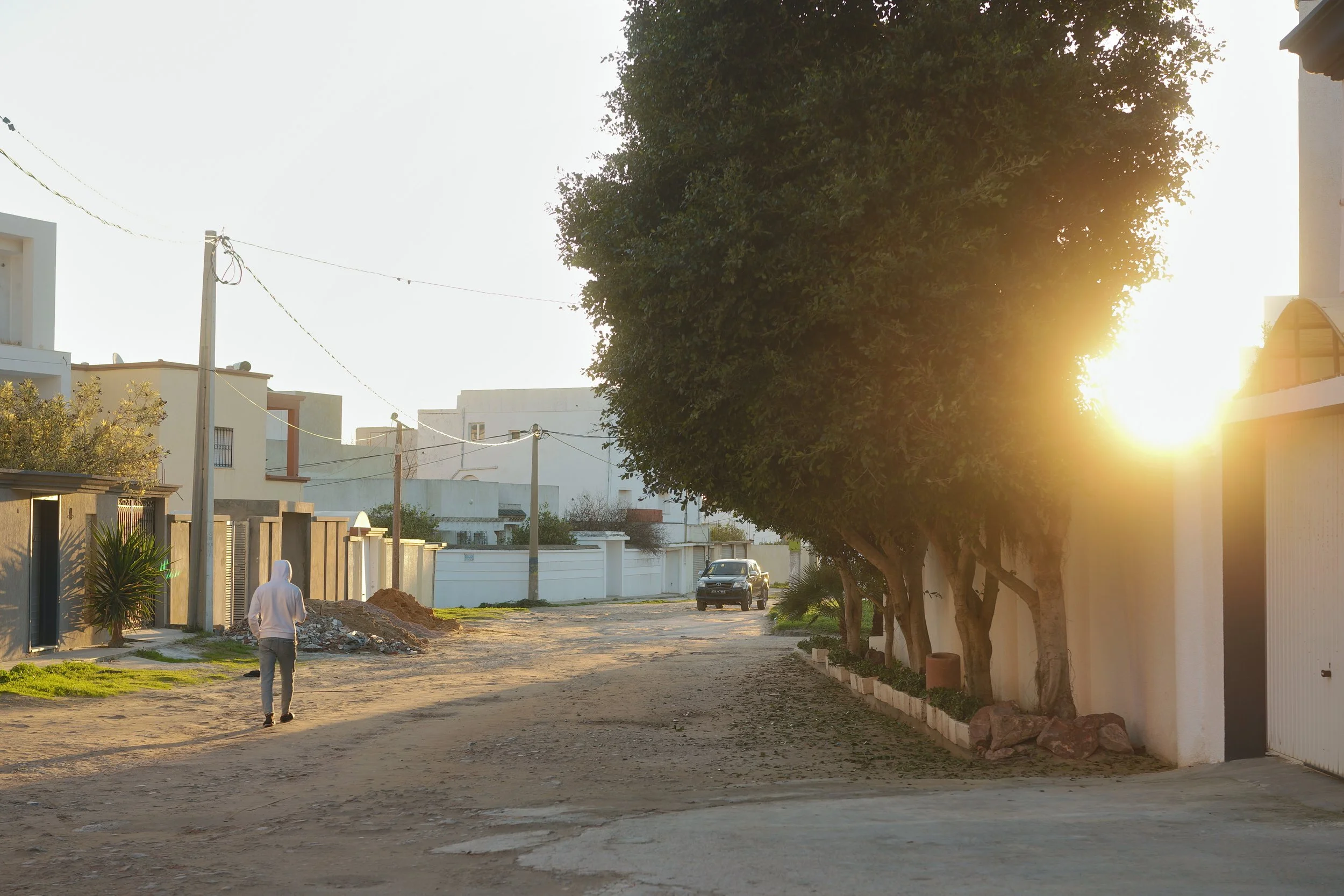 Sunny Morning in Tunisia - Sigma FP with "Something Blue" Film Simulation