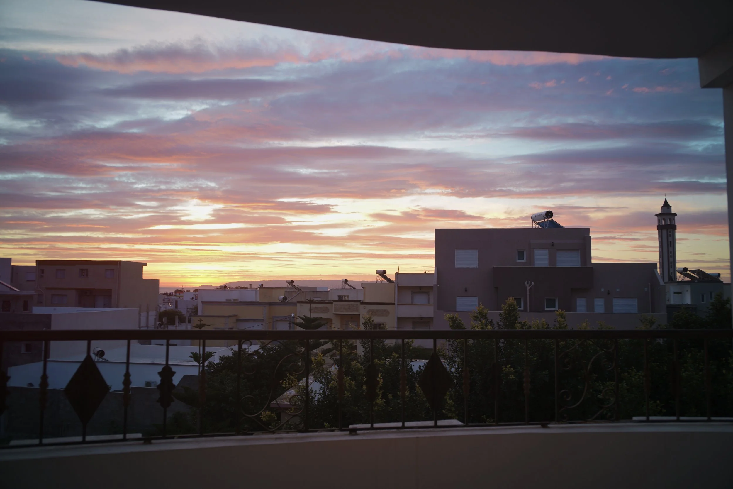 Sunrise in Bizerte, Tunisia - Sigma FP with "Something Blue" Film Simulation