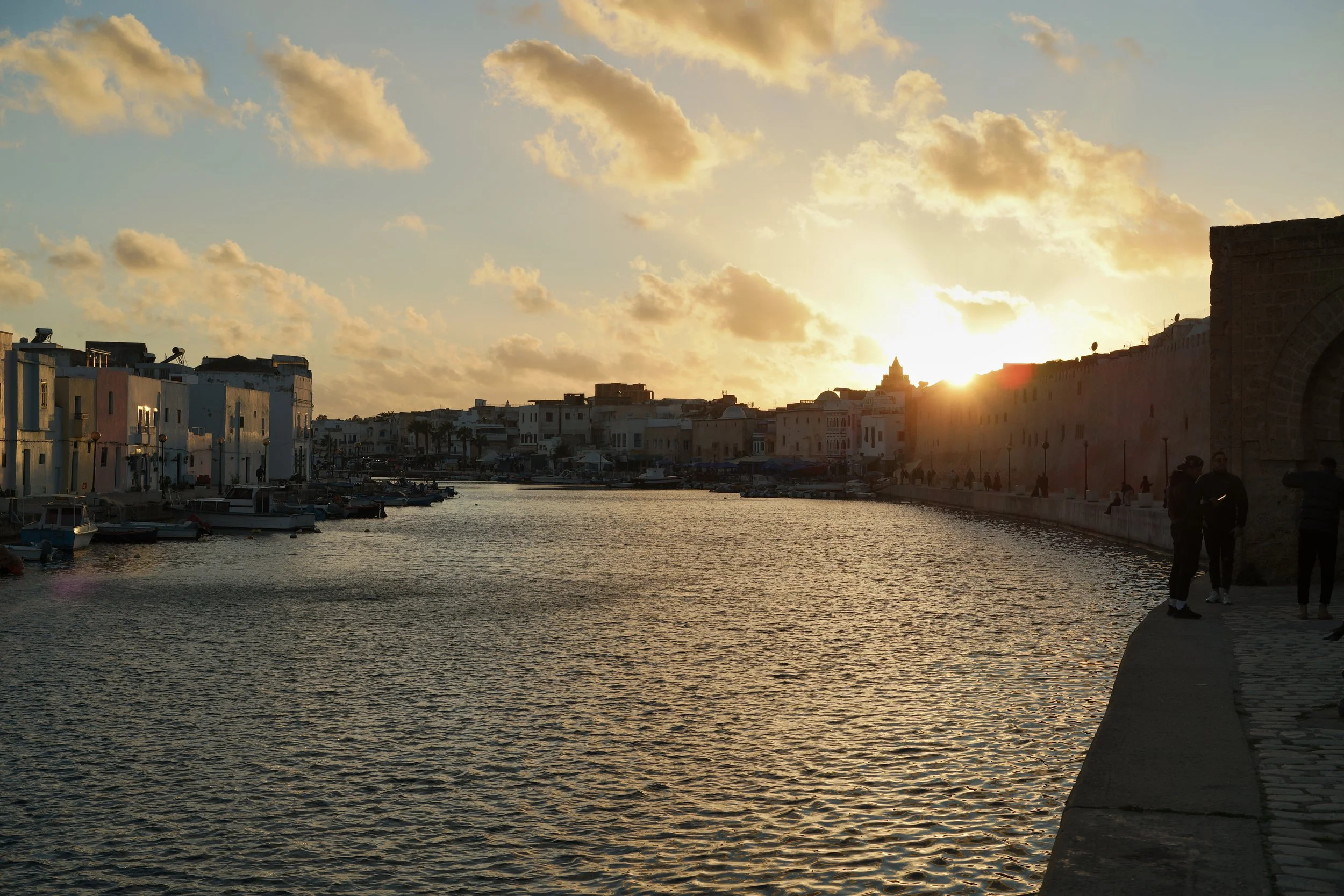 Sunset in Bizerte - Sigma FP with "Something Blue" Film Simulation