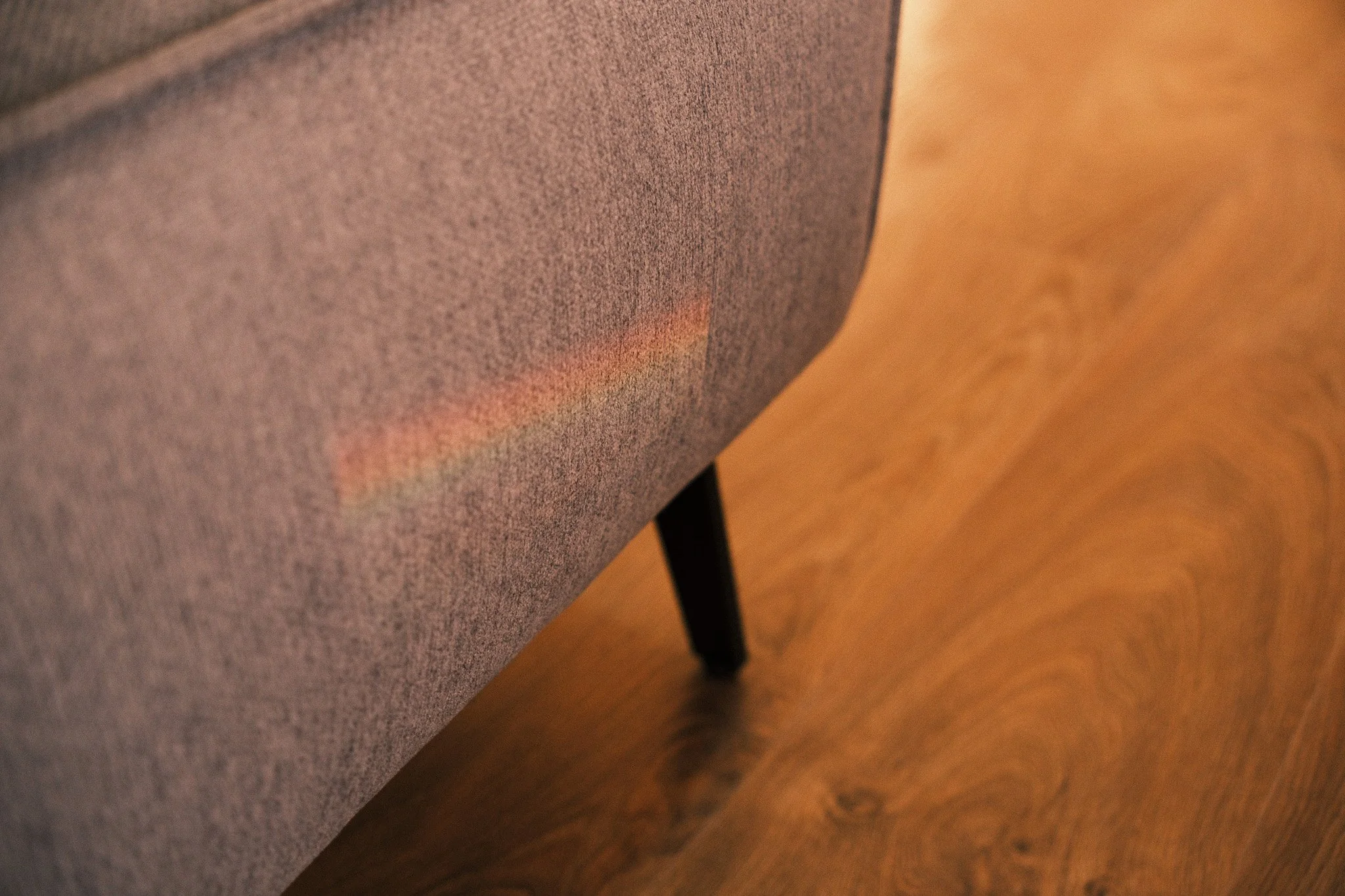 Rainbow on Furniture - Classic Gold Negative - Film Simulation