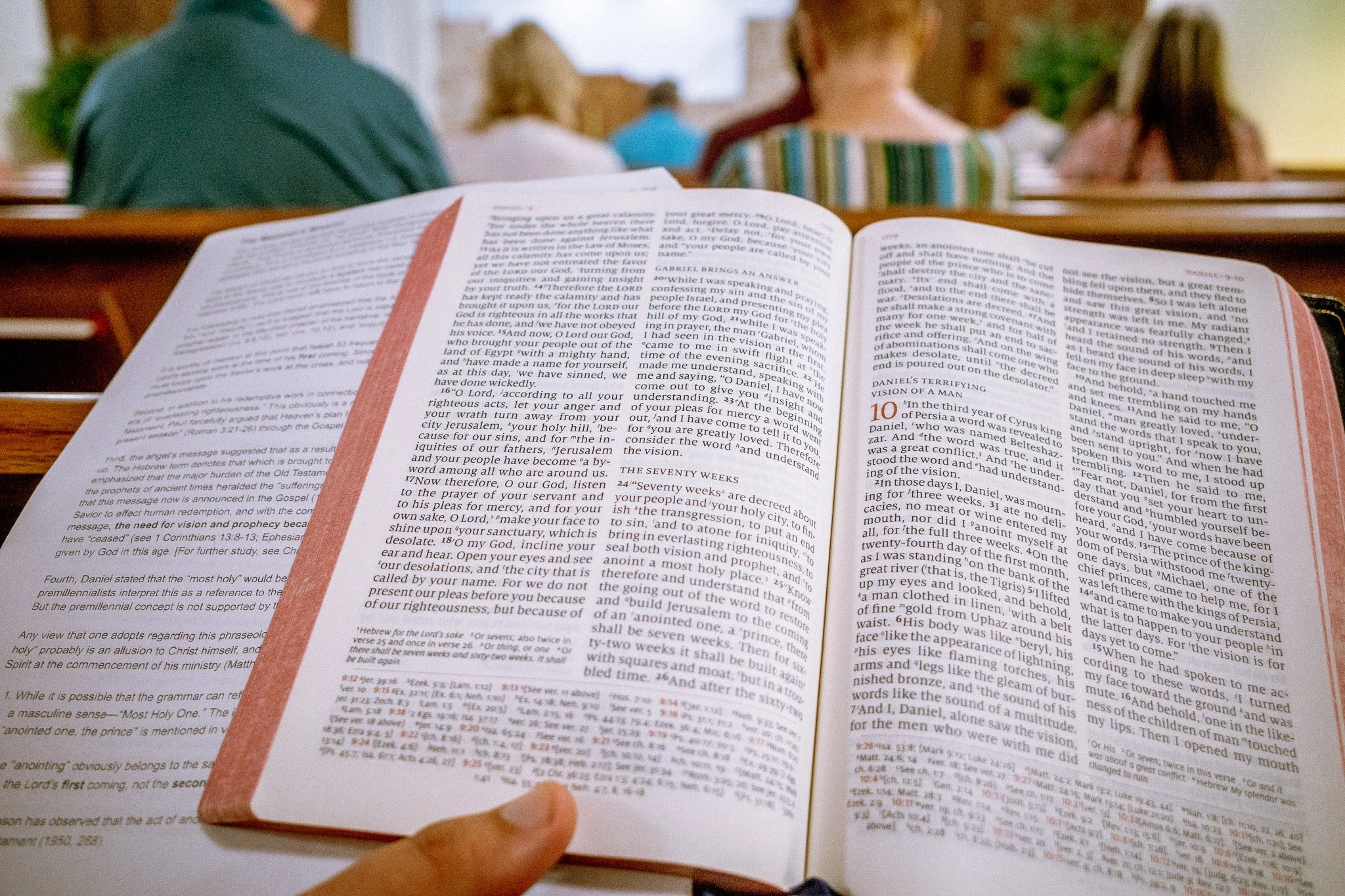 Bible in the pew - Kodak ColorPlus 200 Lightroom Preset