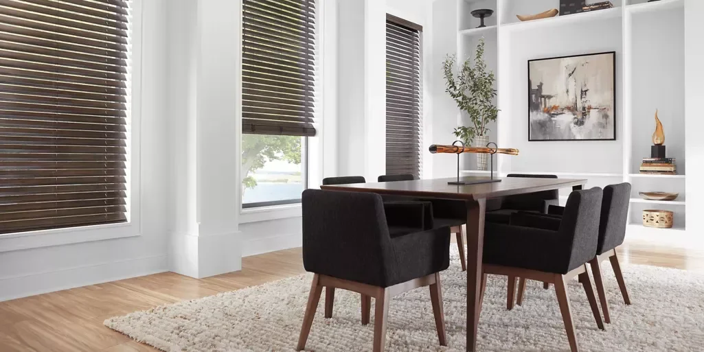 Custom shades designed for a Foley home