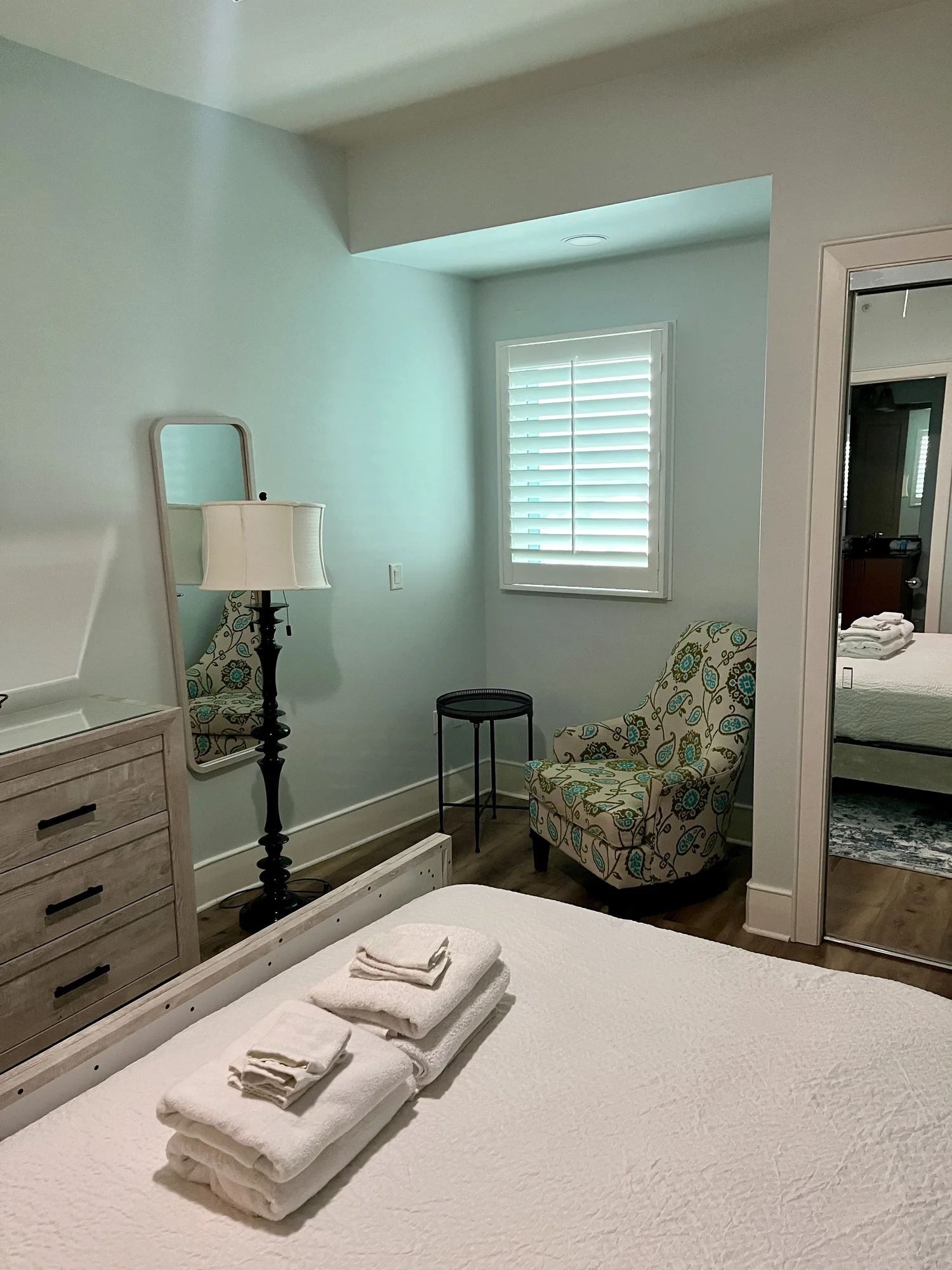 Custom shades in a Foley home