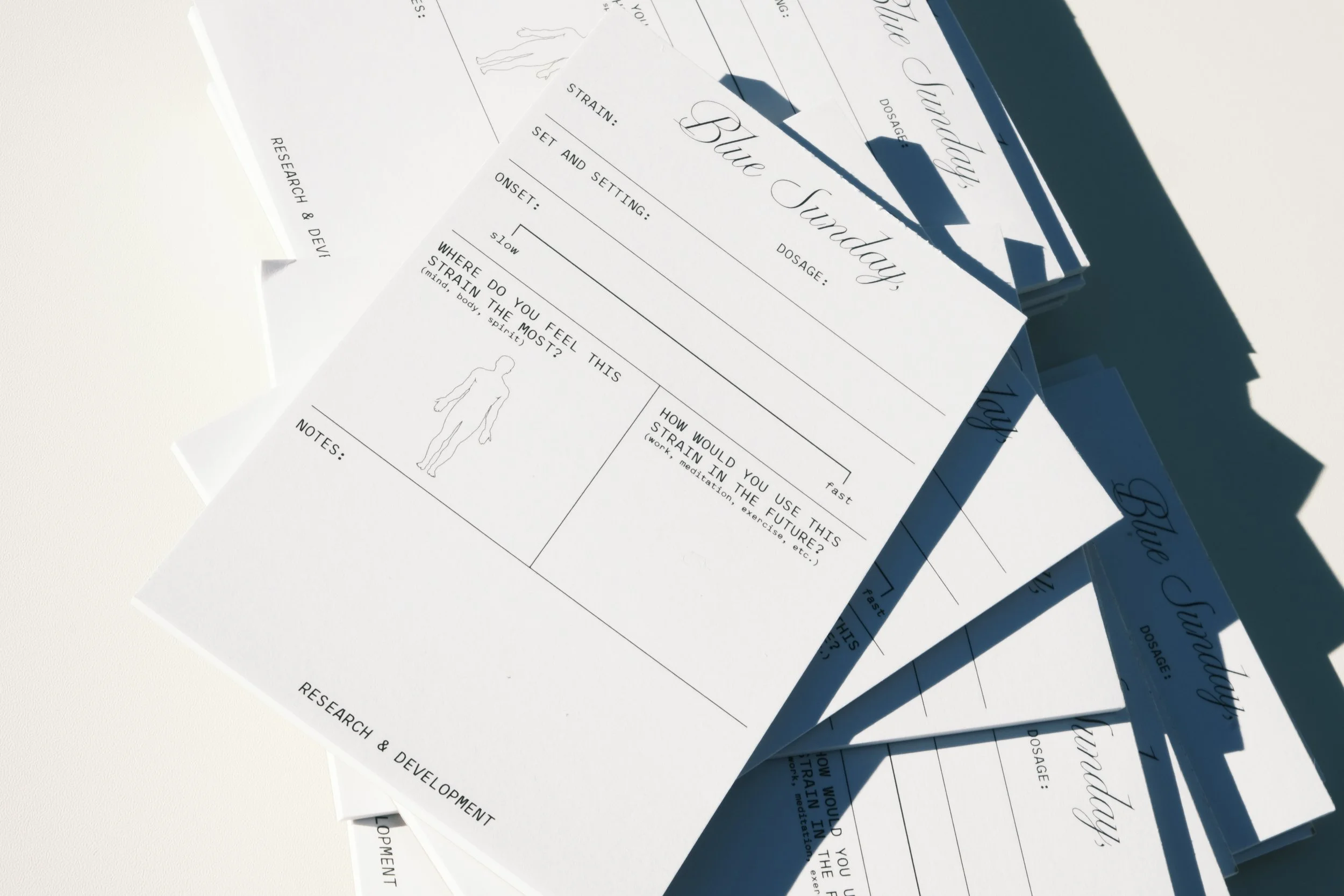 RESEARCH + DEVELOPMENT NOTEPAD