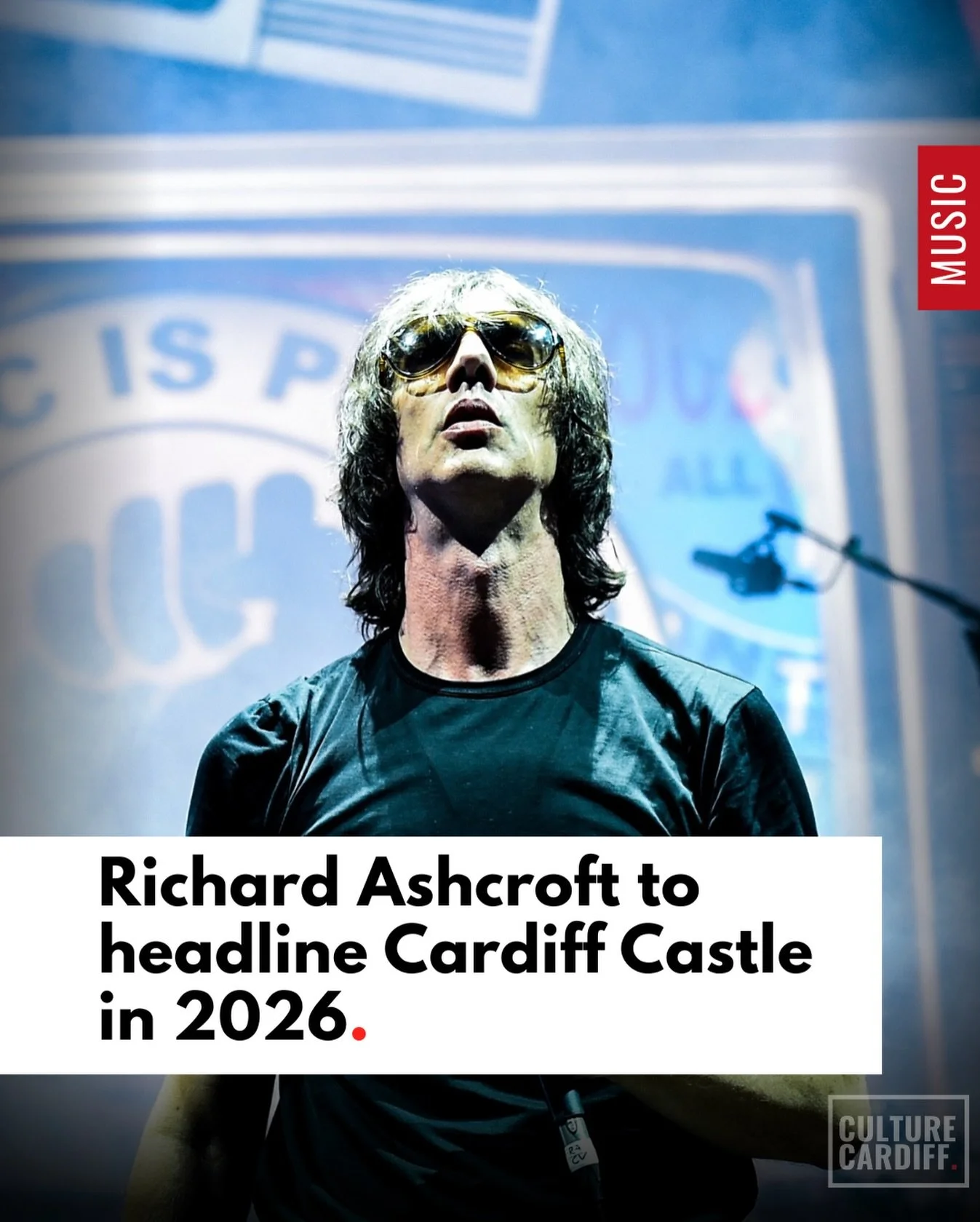 Richard Ashcroft is heading to Cardiff Castle next summer 🏰

Multi-award-winning songwriter and frontman Richard Ashcroft will headline TK Maxx presents DEPOT Live at Cardiff Castle on Thursday 16 July 2026.🙌

He&rsquo;ll be joined by original Kasa