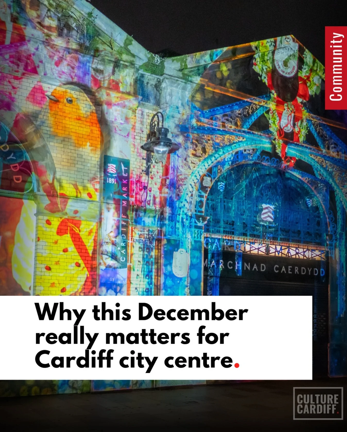 New data suggests December will be a defining month for Cardiff city centre 🎄

Fresh retail insights from Beauclair, shared by FOR Cardiff, show:
&bull; October sales in Cardiff were down -2.5% year-on-year &ndash; but still outperforming the UK ben