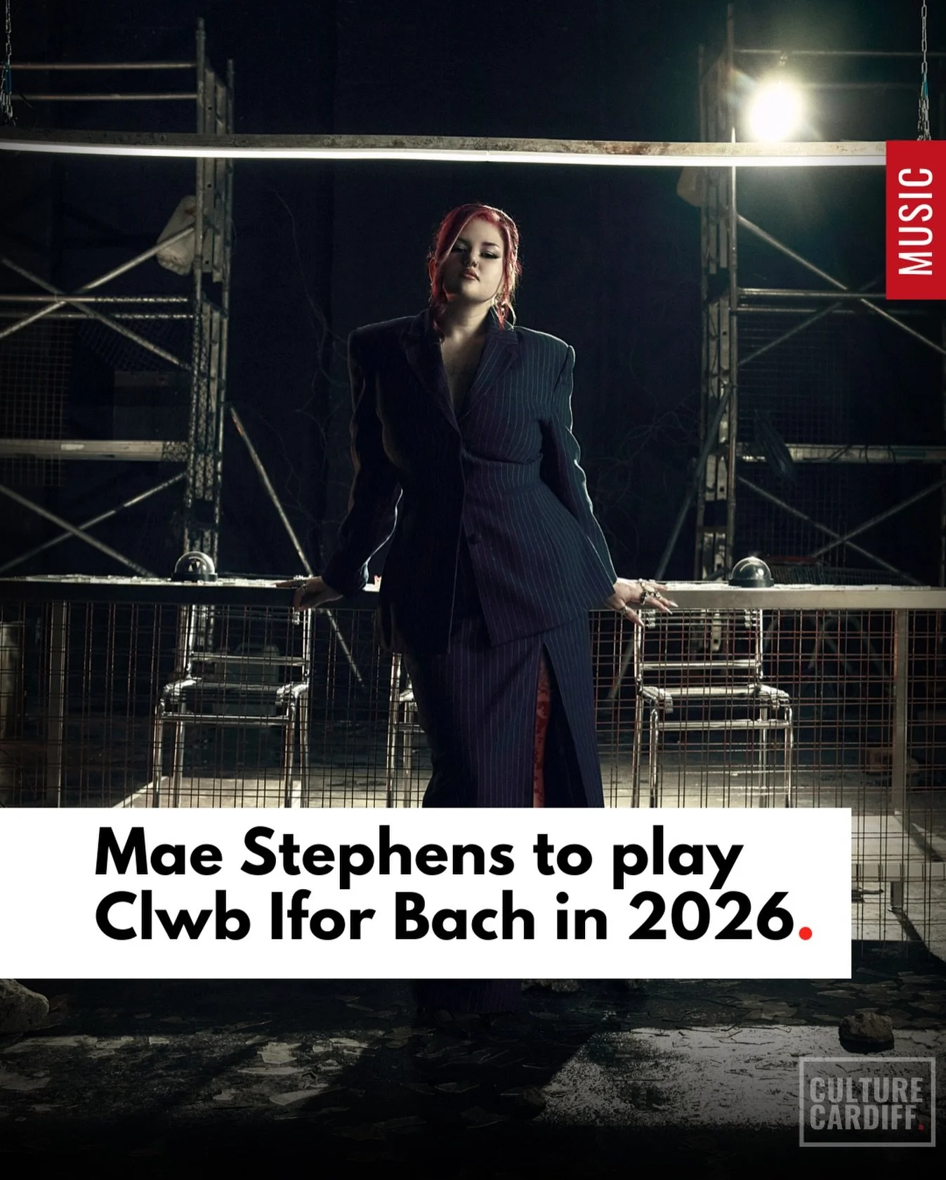 Mae Stephens is coming to Clwb Ifor Bach 🎶

Alt-pop artist Mae Stephens has announced her first ever UK tour for Spring 2026 - with a Cardiff date at Clwb Ifor Bach on Friday 27 March.

The run is backed by Music Venue Trust&rsquo;s Liveline Fund, a
