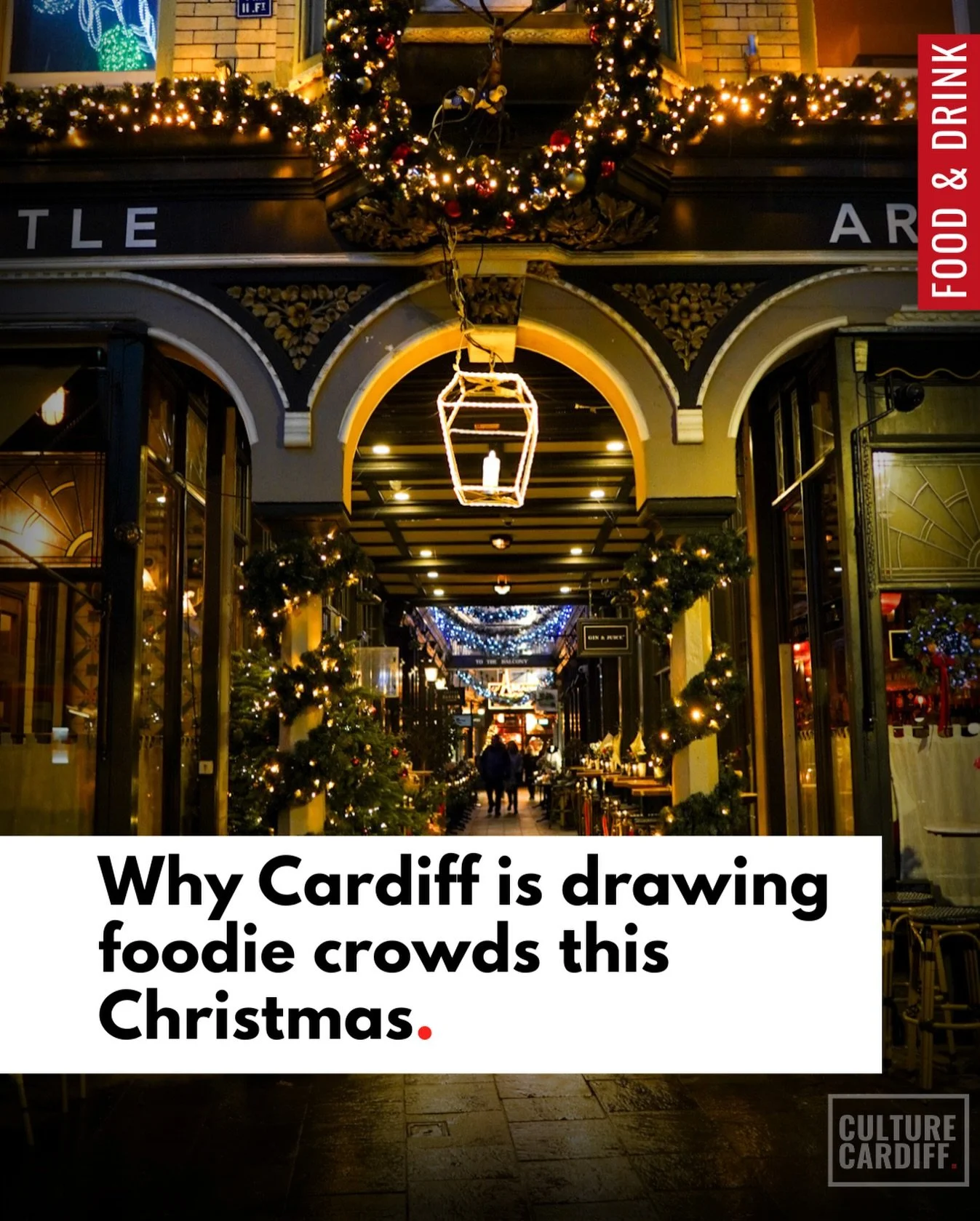 Cardiff is seriously showing off this Christmas 🎄

From indie favourites in the Arcades, to new openings like Br&acirc;n, Lowkey and Barkers Tavern, the city centre is shaping up for a proper festive food and drink season.

Add in Cardiff Market&rsq