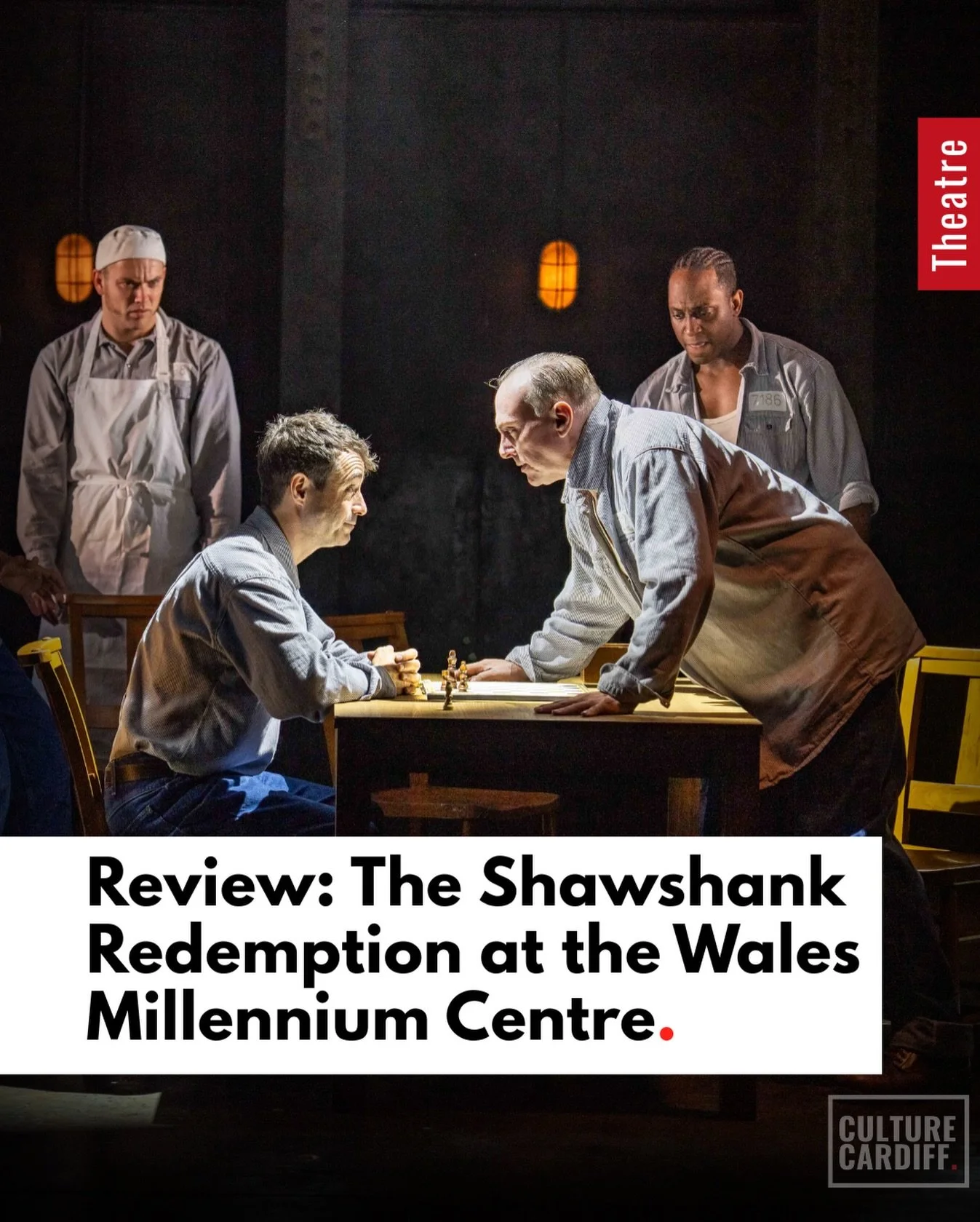 Review: The Shawshank Redemption at the Wales Millennium Centre

Met with a deserved standing ovation, The Shawshank Redemption is an emotionally grounded production that earns its impact through the strength of its performances.

I&rsquo;ll be hones