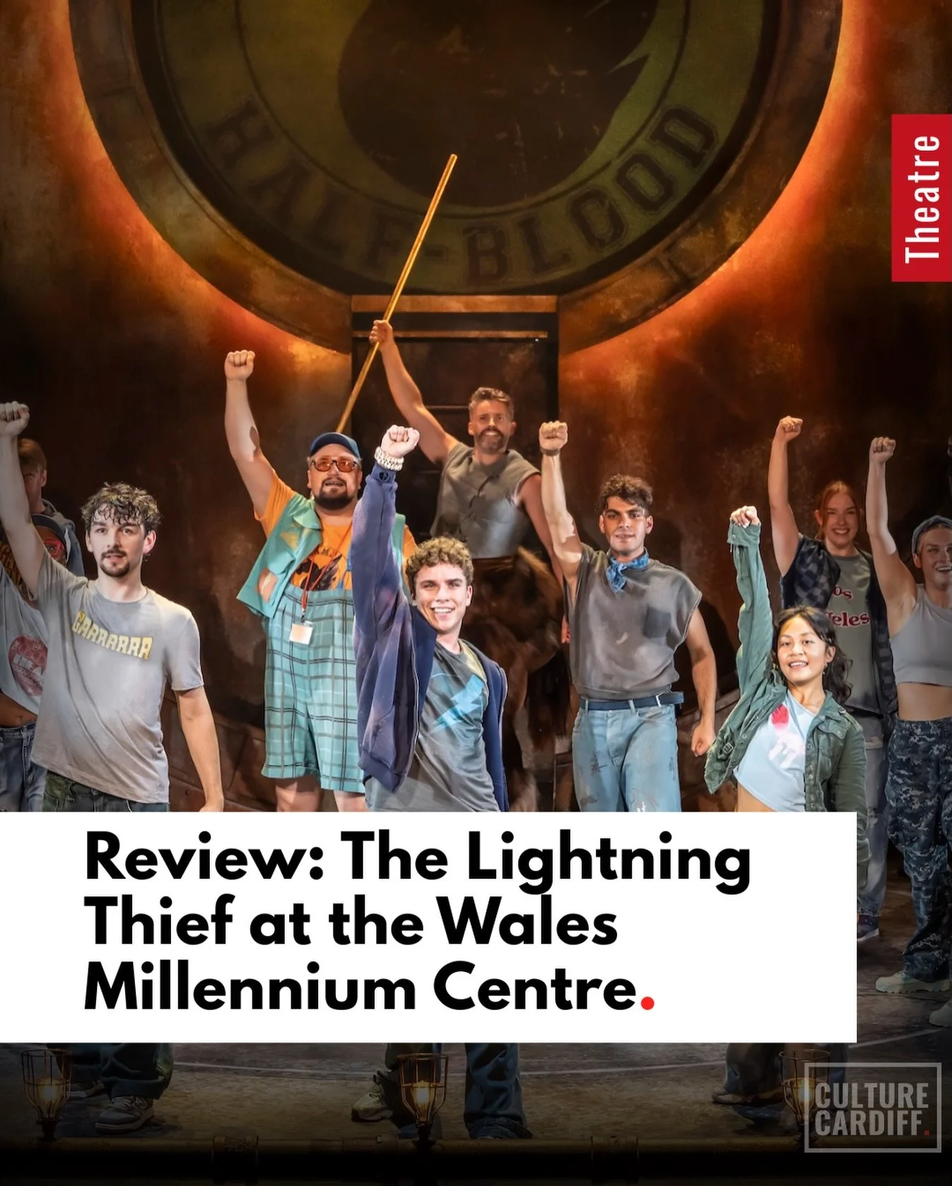 Review: The Lightning Thief: The Percy Jackson Musical At The Wales Millennium Centre⚡️

⭐️⭐️⭐️⭐️

Opening with the song &ldquo;Prologue / The Day I Got Expelled,&rdquo; The Lightning Thief bursts onto the stage with confidence. Strong vocals and a p