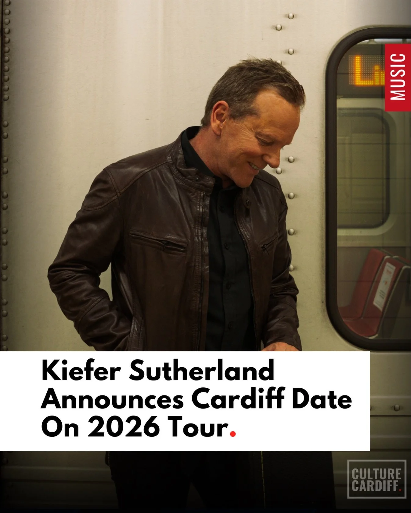 Kiefer Sutherland brings his Love Will Bring You Home tour to Cardiff&rsquo;s Tramshed on Friday 22 May 2026, a rare chance to see the actor-turned-musician deliver intimate Americana in one of Cardiff&rsquo;s favourite venues.🎸

The run will suppor