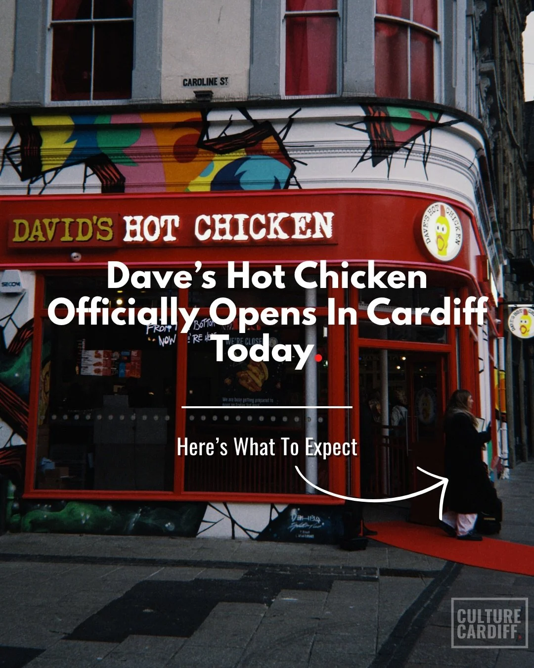 Dave&rsquo;s Hot Chicken has officially opened in Cardiff today and we were lucky enough to be invited to last night&rsquo;s launch party to check it out 🔥

It already feels like a really exciting addition to the city. The Saint David twist on the s