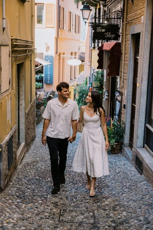 Engagement Walks & Portraits in Bellagio