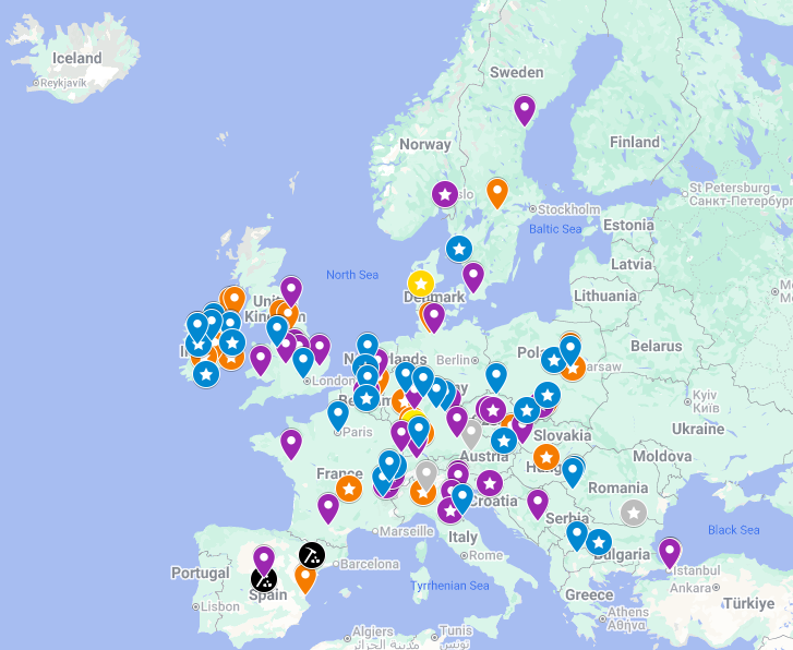 Perceptor Europe tour map 2025.png