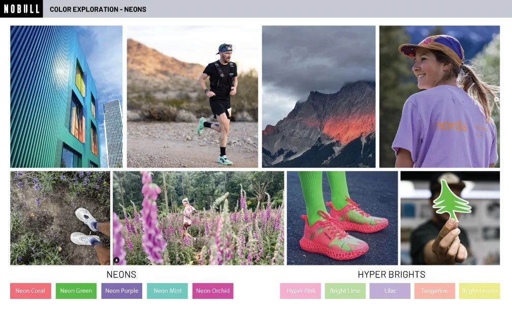 Faded Neon Running Story