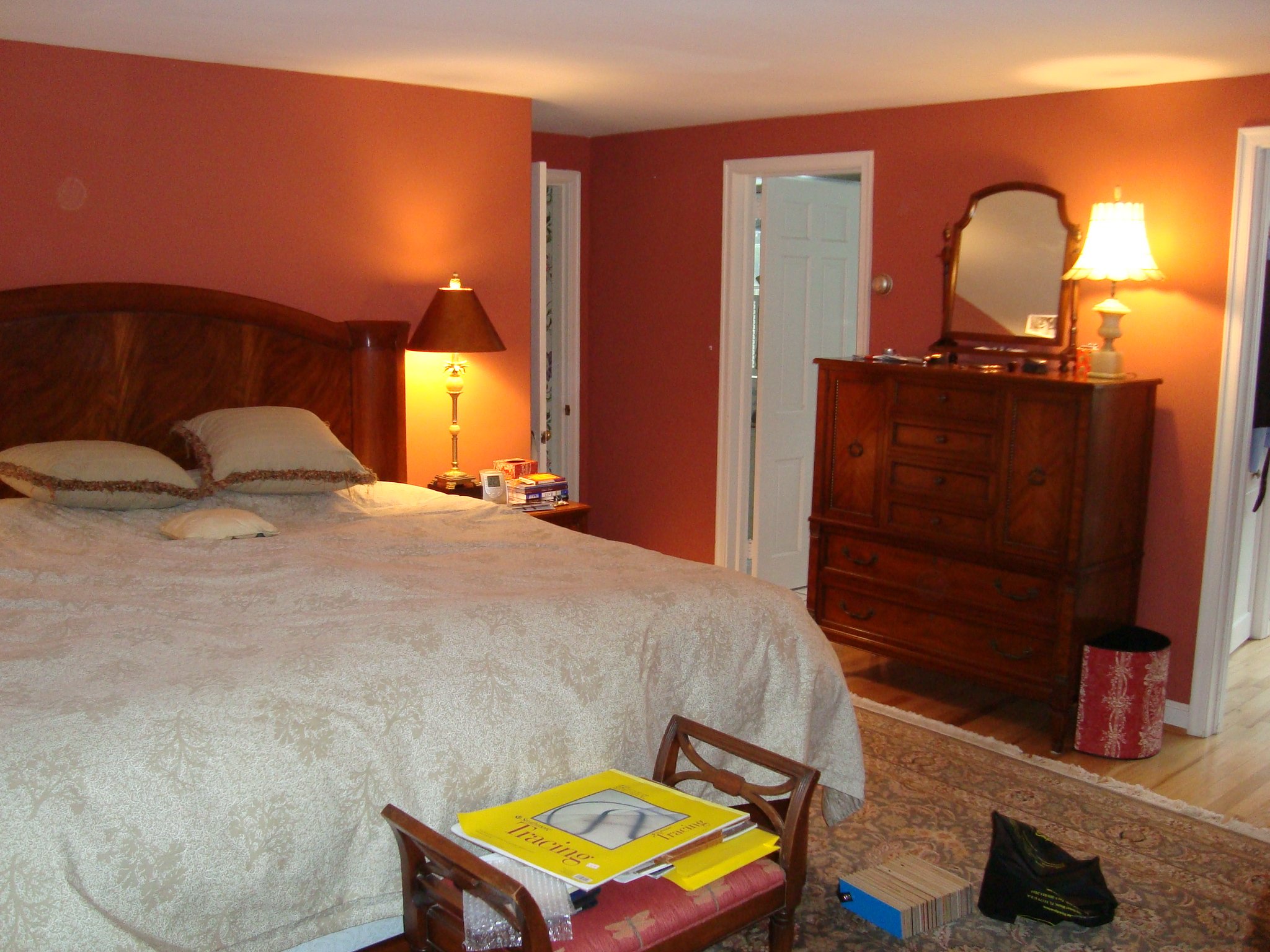 Master Bedroom Decorating in Wayne, PA: Dresser Before
