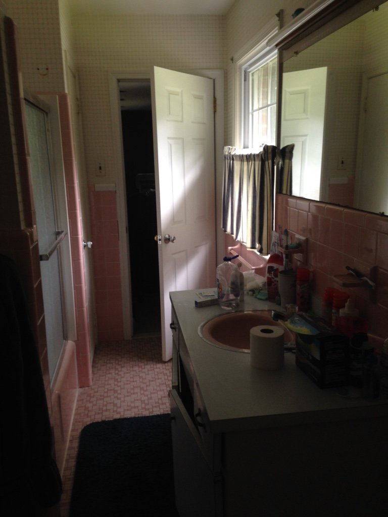 Master Bathroom Design and Construction in Malvern, PA: Master Bathroom Before