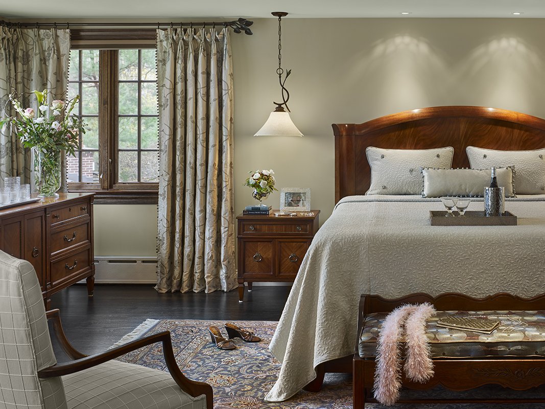 Master Bedroom Decorating in Wayne, PA: After