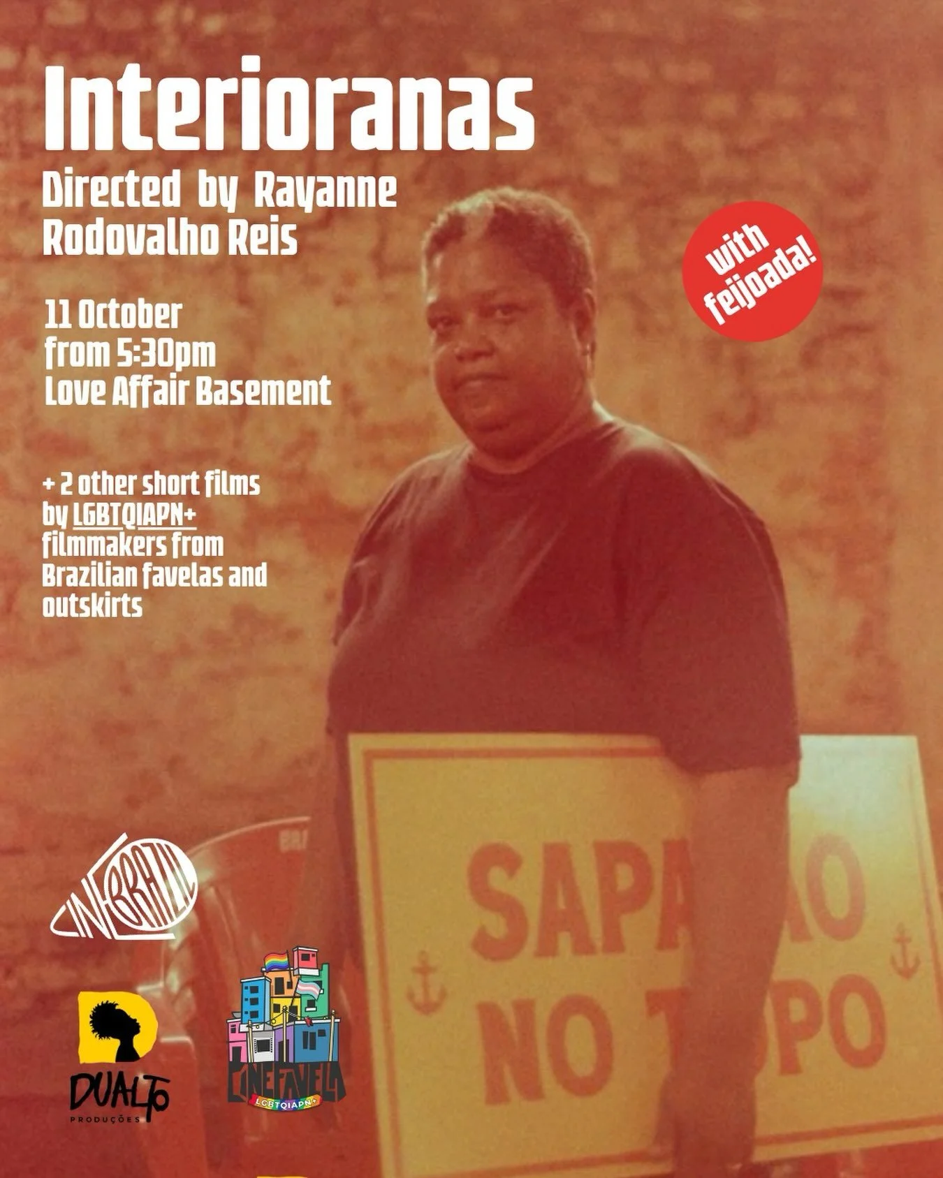 On Lesbian Visibility Day we will be screening 3 short films in partnership with Cine Favela LGBTQIAPN+  @cinefavelalgbtqia a film festival that promotes artists from favelas and the outskirts of Brazil, amplifying the voices of underrepresented film