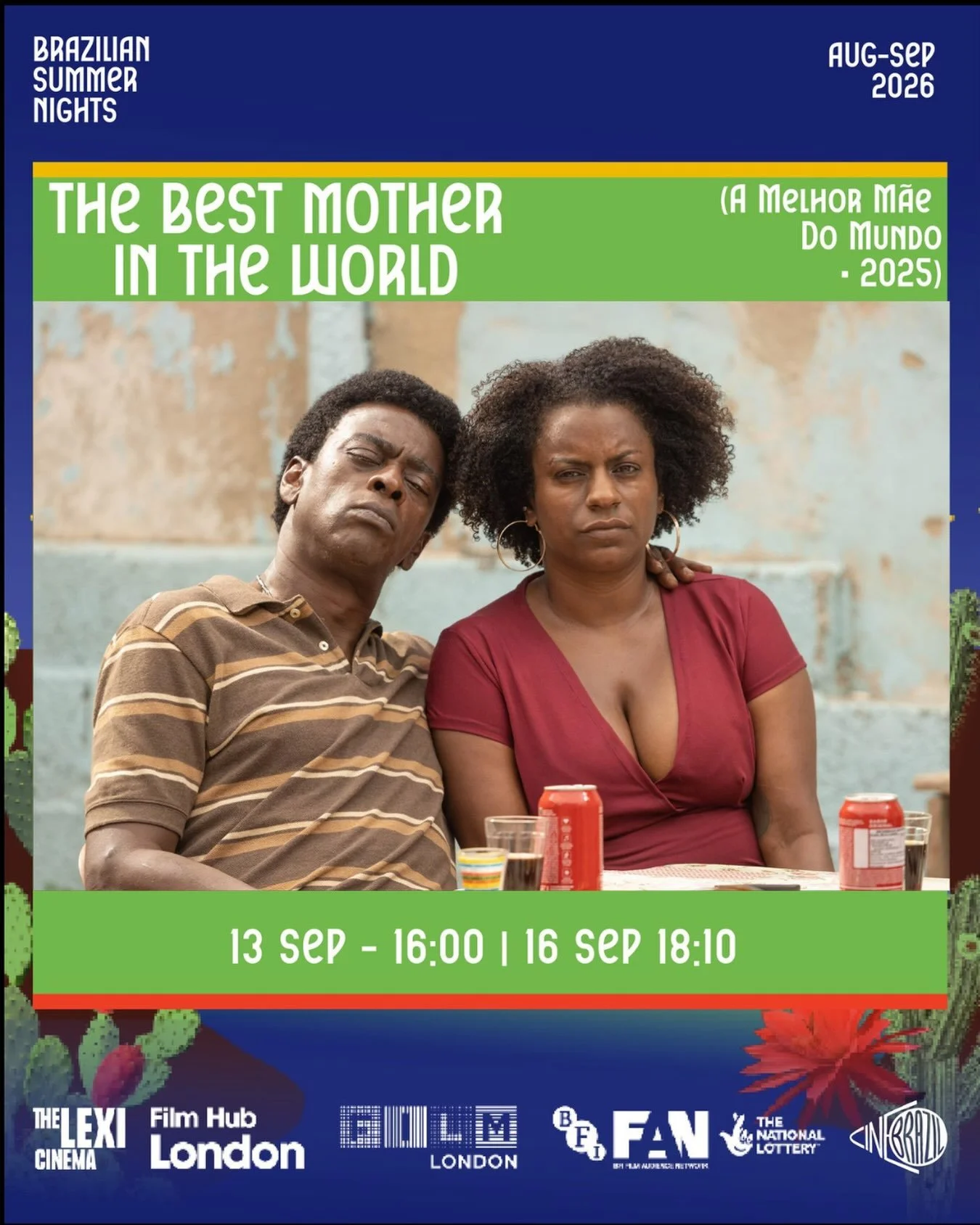 We&rsquo;re suuuper excited to meet you all this Sunday for the premiere of The Best Mother in the World, directed by @annamuylaert 

This is our last screening for our second edition of Brazilian Summer Nights! It will be a special one.

We will mee