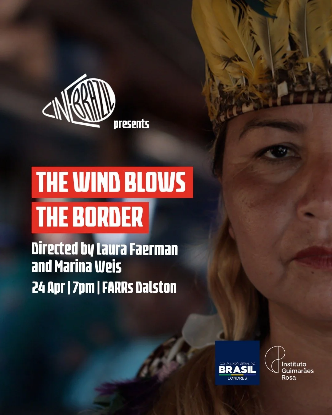 The wind blows the border