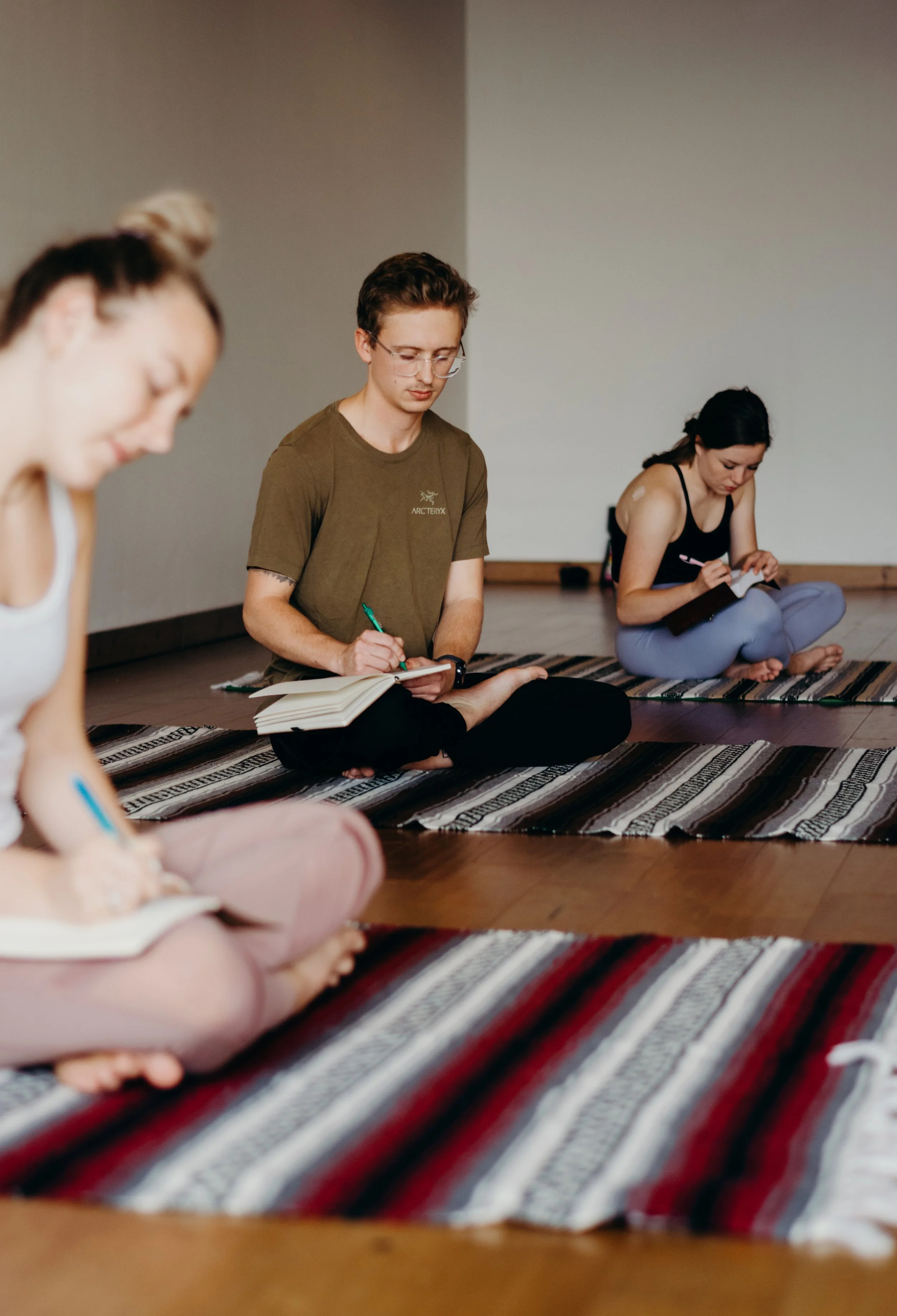 journalling and contemplative living in Springfield MO yoga studio