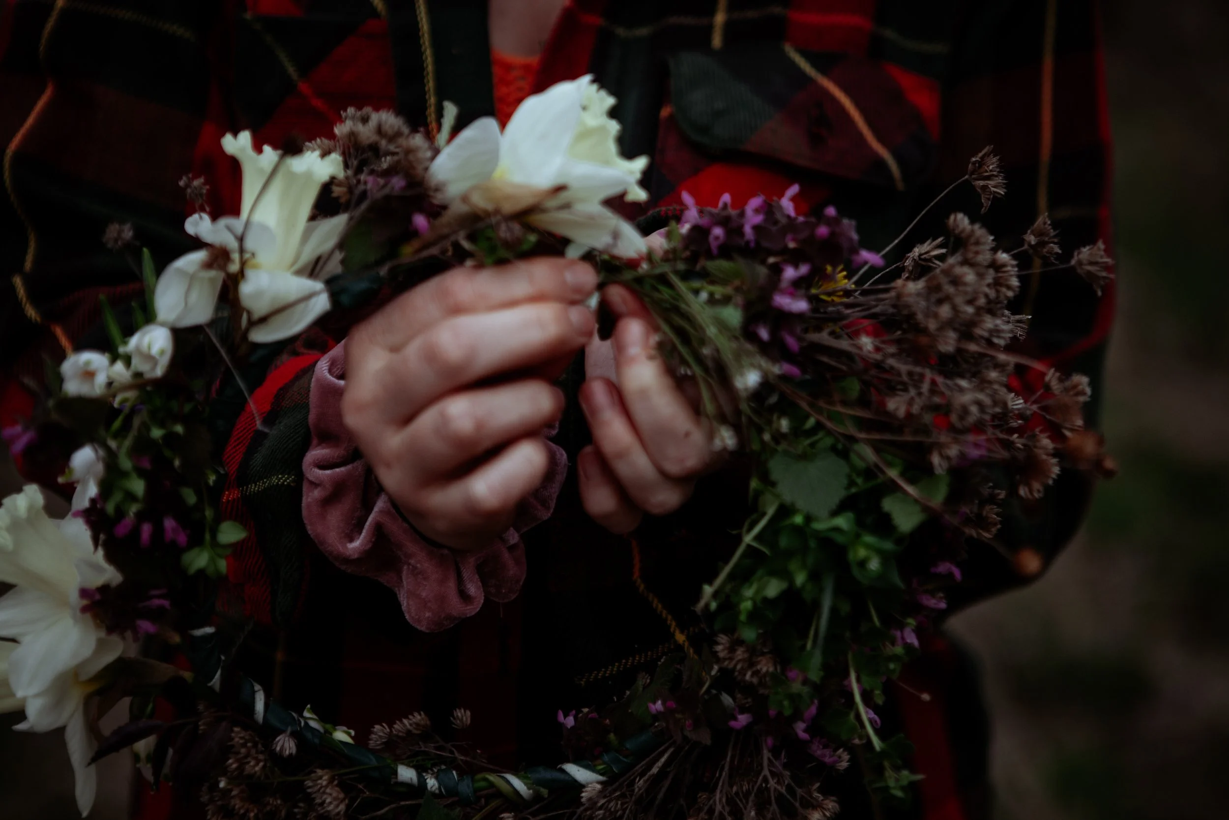 local flower crown making 