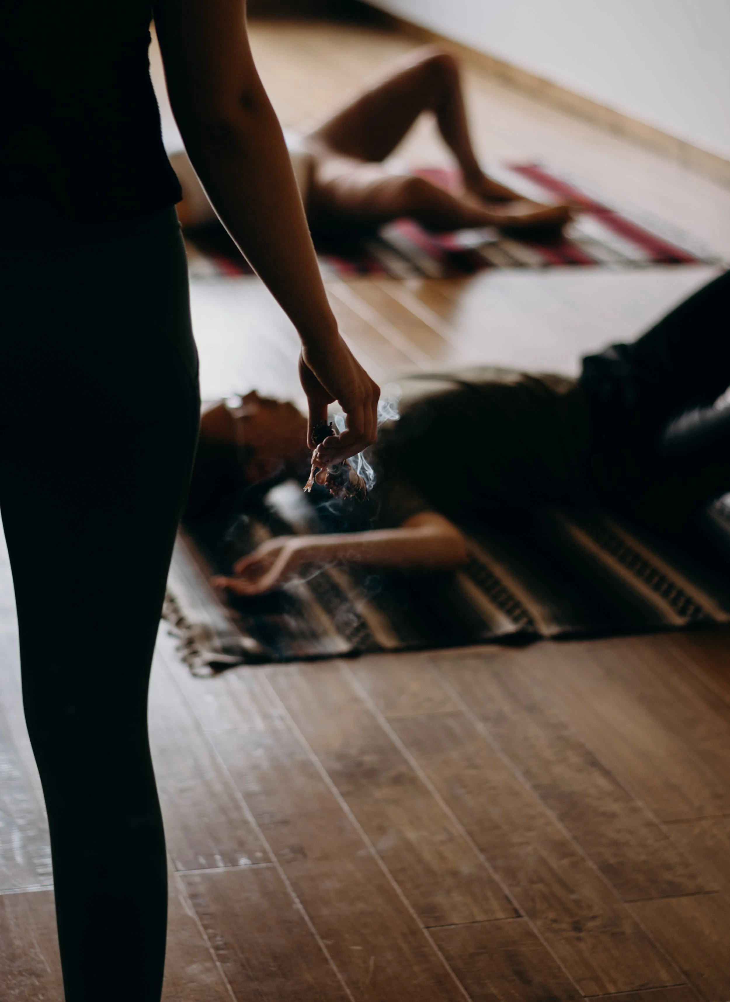 Smoke Cleaning yoga class 