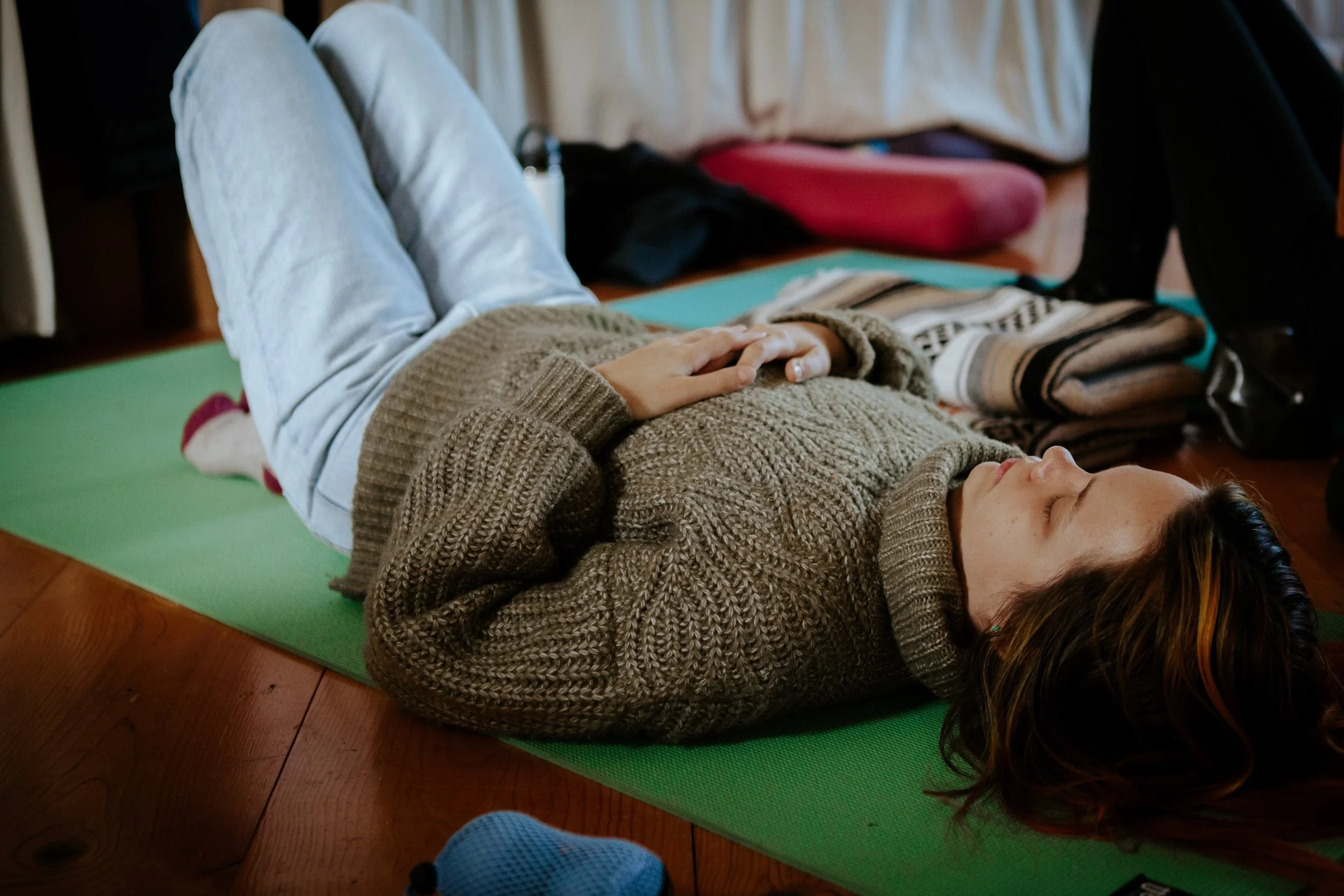 nervous system regulation, embodiment, somatic healing, deep rest, restoration, yoga nidra