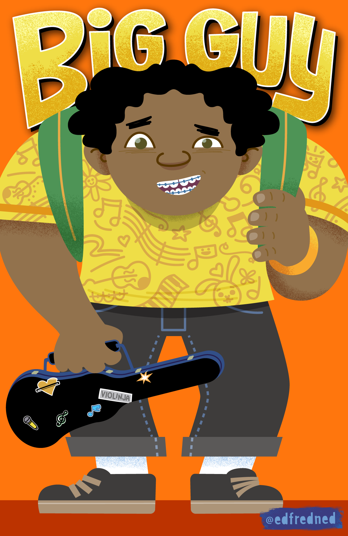 Book Cover Illustration: Big Guy