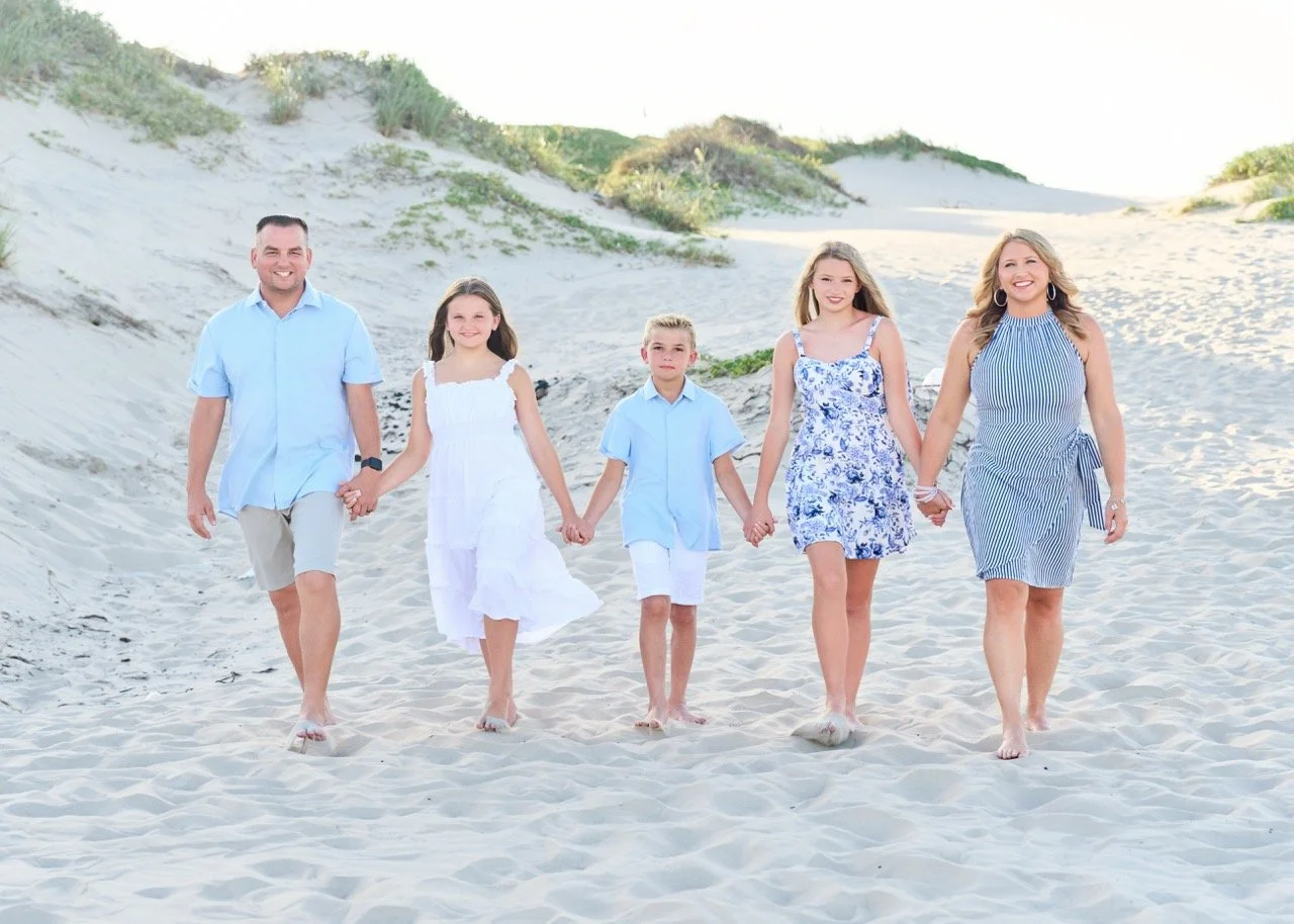South Padre Island Family Photography at Sunset