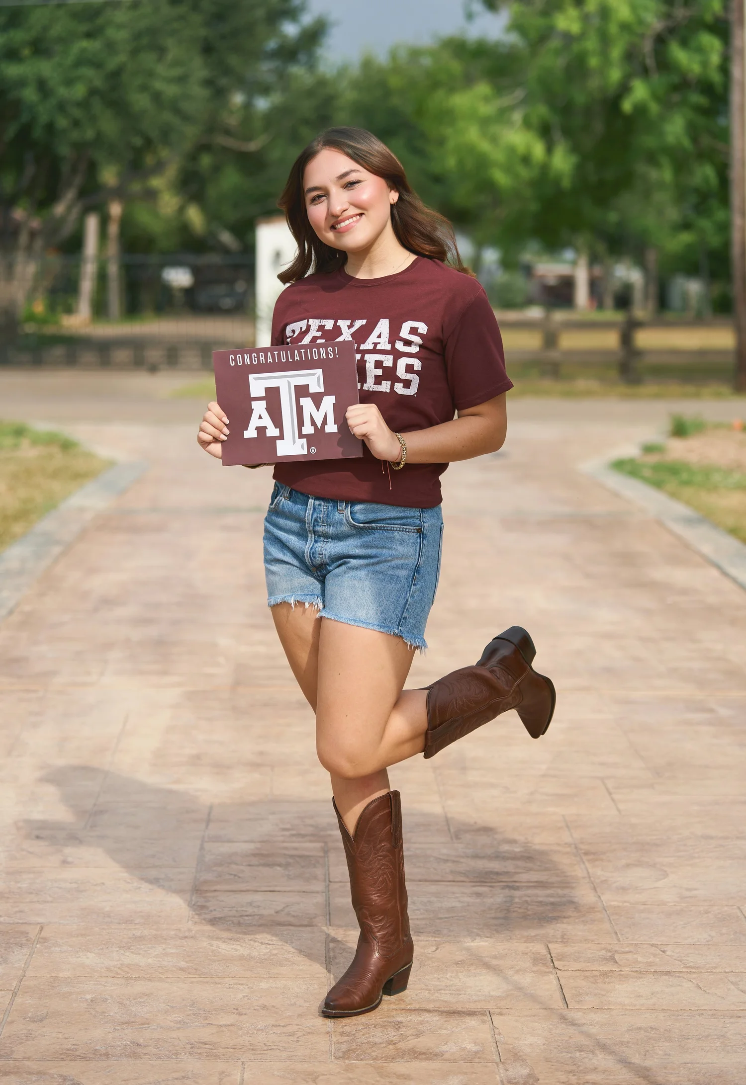 Texas A&M senior portrait