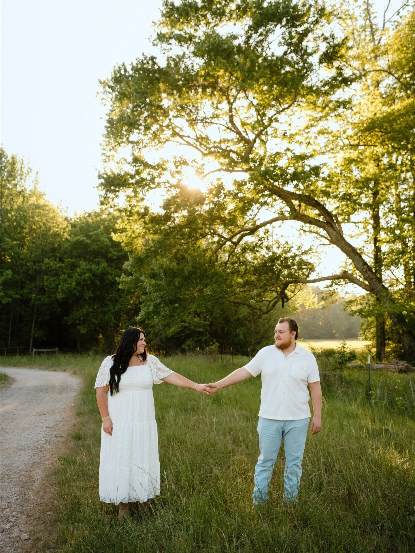 a little sneak from Lauren + Smith&rsquo;s sweet engagement session 🤍🥹💍