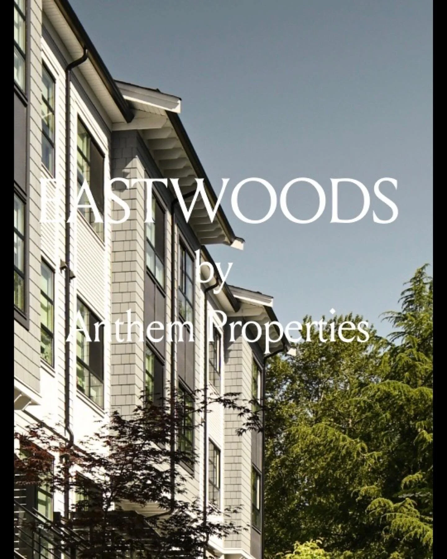 .
PROJECT
.
A continuation of Anthem Properties&rsquo; North Shore development story, Eastwoods is the District&rsquo;s best-kept secret - where architecture fits right in with the West Coast&rsquo;s rugged natural landscape. On offer is the final co