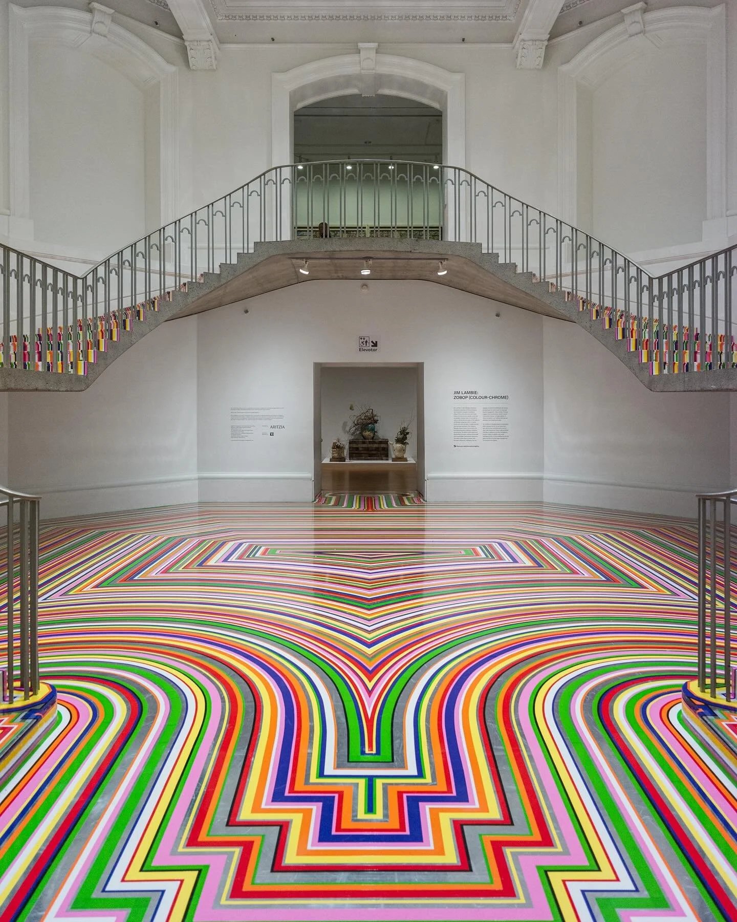 Jim Lambie: Zobop (Colour-Chrome) now @vanartgallery