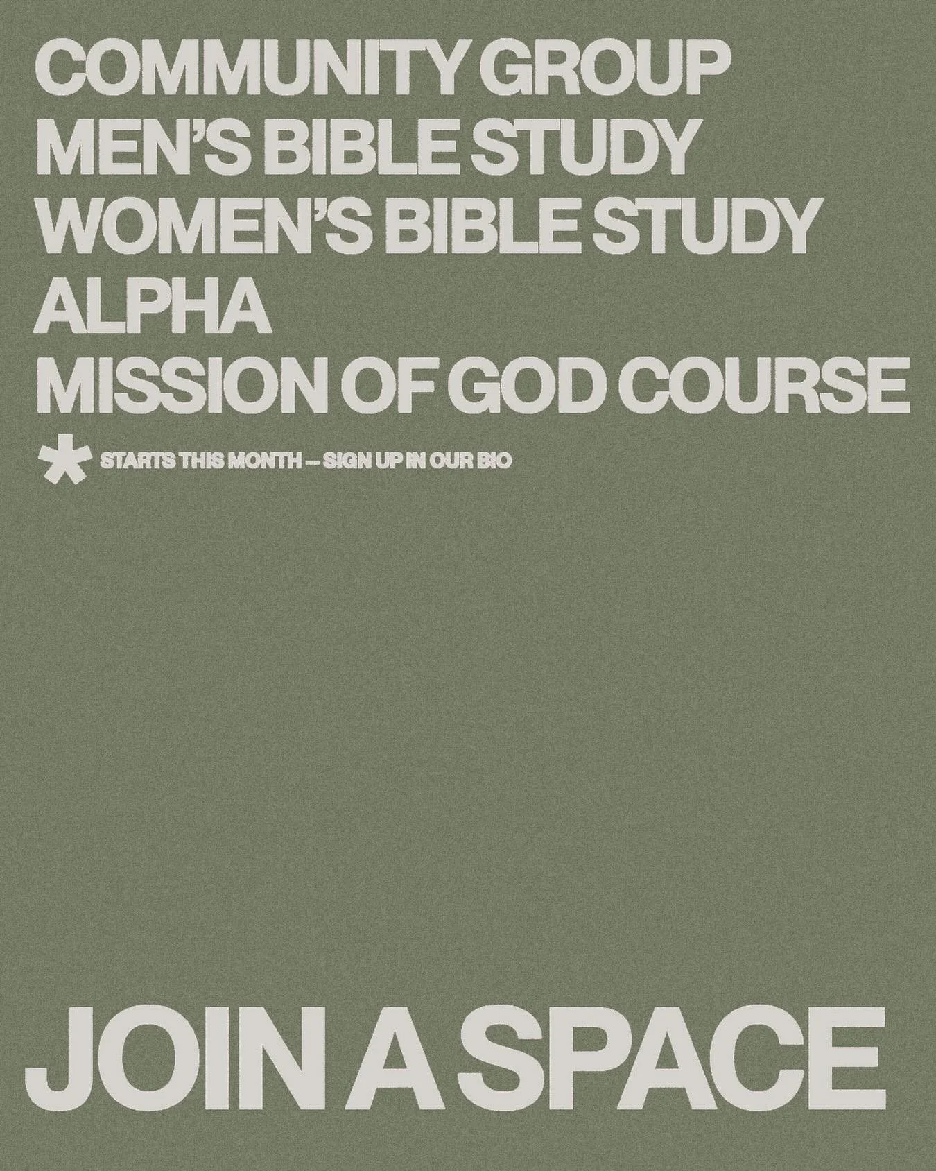 🙌🏽 Discipleship spaces start NEXT WEEK &amp; now&rsquo;s the perfect time to sign up! Learn more or register by clicking the link in our bio.