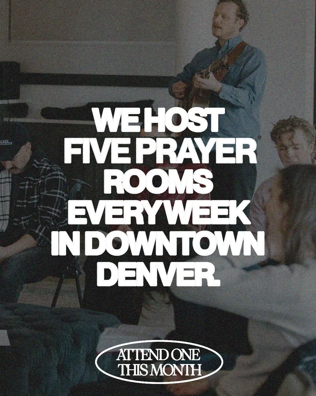 These prayer rooms are literally changing the fabric of our city. Dont miss out on it. We have 5 prayer rooms that meet every single week. See the times and more details over at @pray.denver