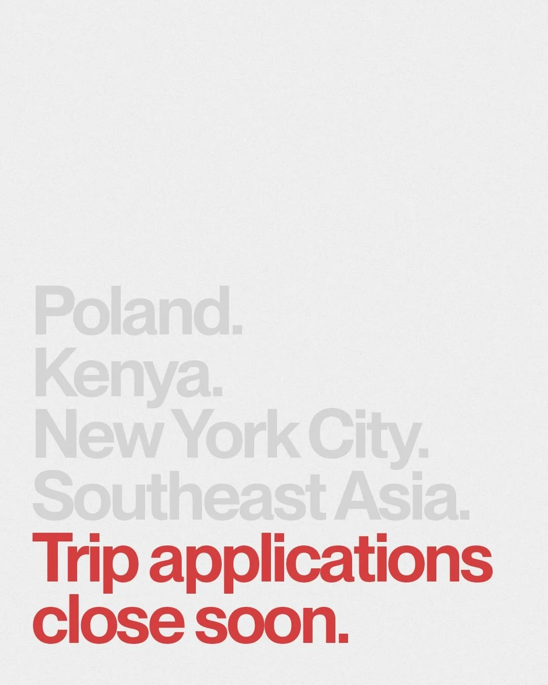 Link in our bio to apply! Come see what God is doing through our church planting partners in cities around the world.