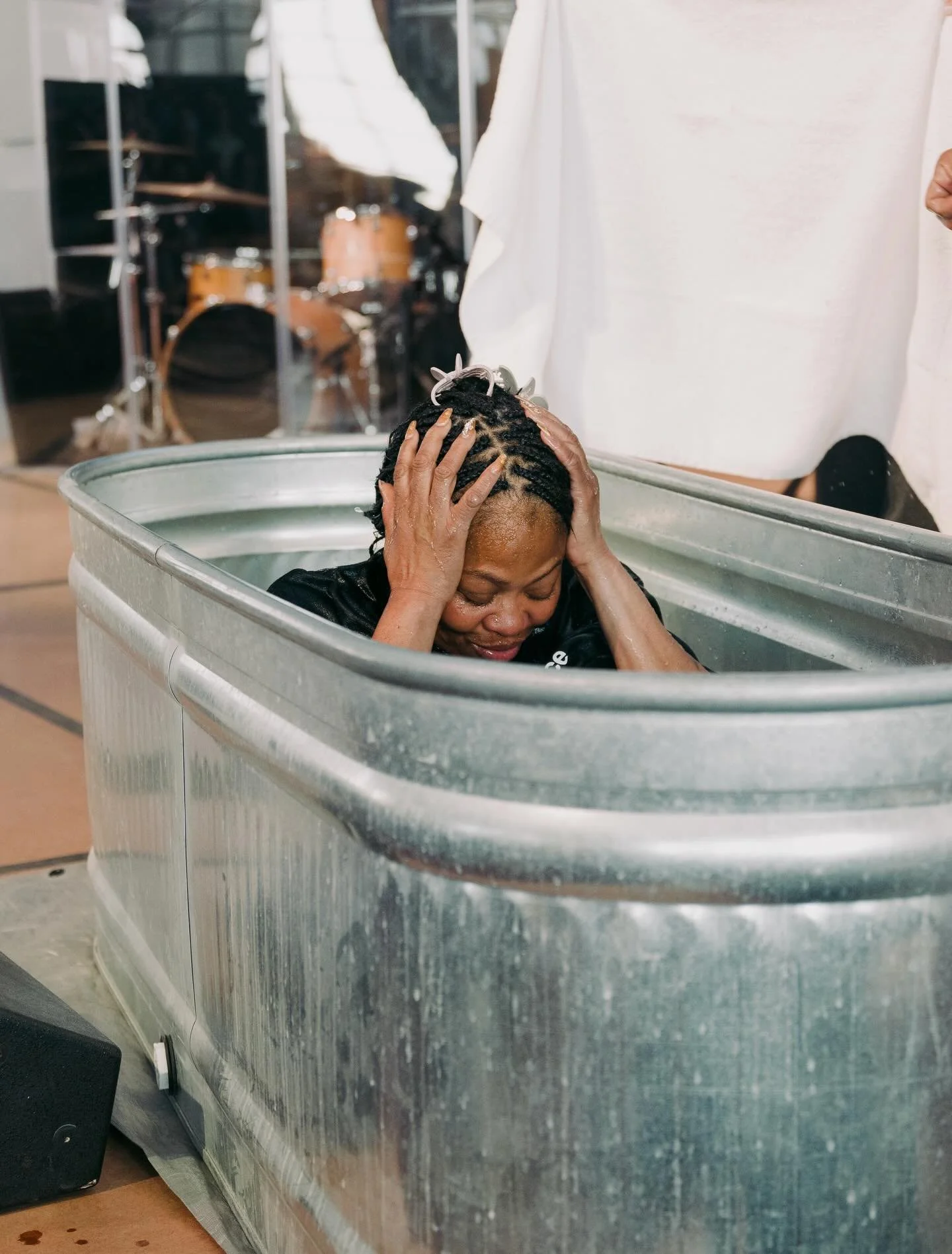 Seven people took the huge step of baptism yesterday. What a joy-filled Sunday for our church family!