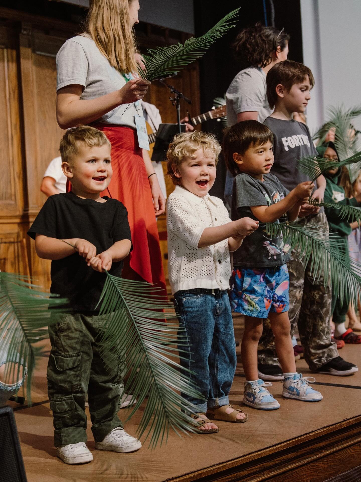 Nothing sweeter than having The Heights Kids lead us all in worship for Palm Sunday!